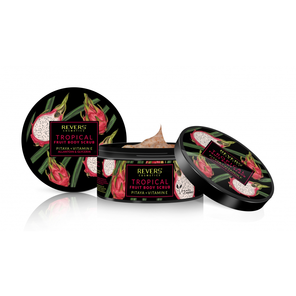 

Уцінка! Скраб для тіла Revers Cosmetics Tropical Fruit Body Scrub Пітая, 200 мл