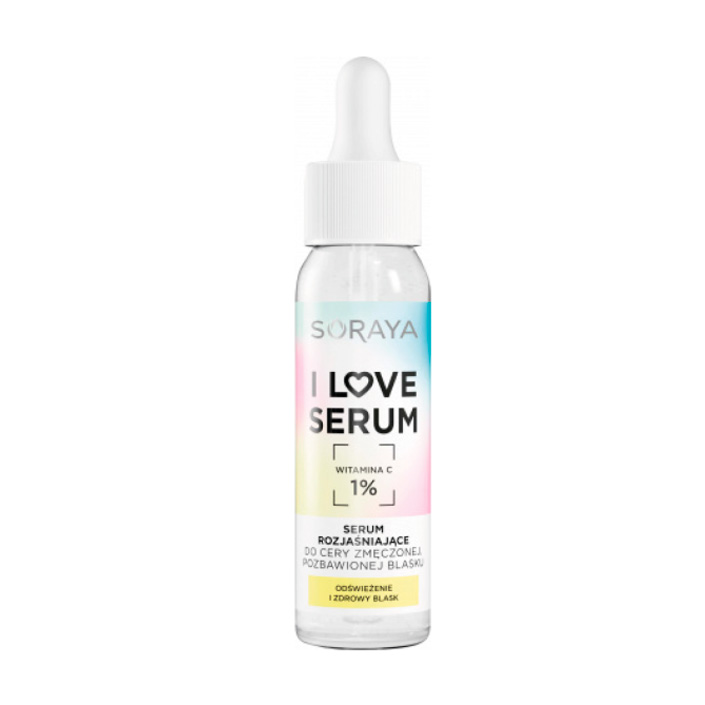 

Освітлювальна сироватка для обличчя Soraya I Love Serum з 1% вітаміну C, 30 мл