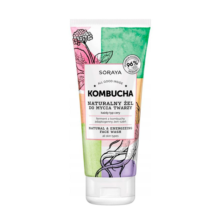 

Натуральний гель для вмивання Soraya Kombucha Face Wash для всіх типів шкіри, 150 мл