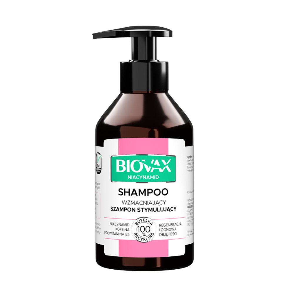 

Зміцнювальний шампунь для волосся Biovax Niacynamid Shampoo, 200 мл
