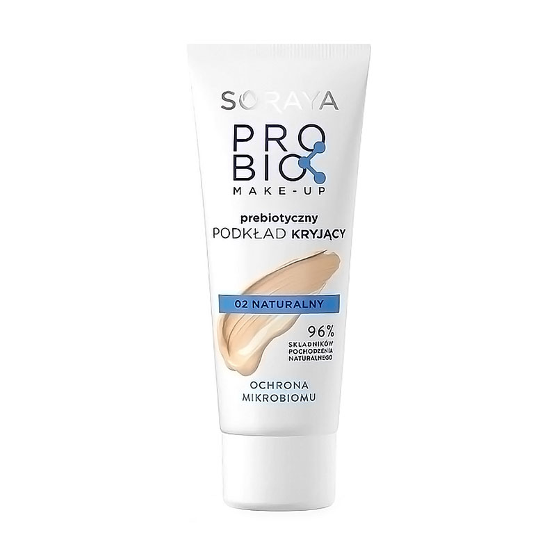 

Тональний крем для обличчя Soraya Probio Make-Up 02 Natural, 30 мл