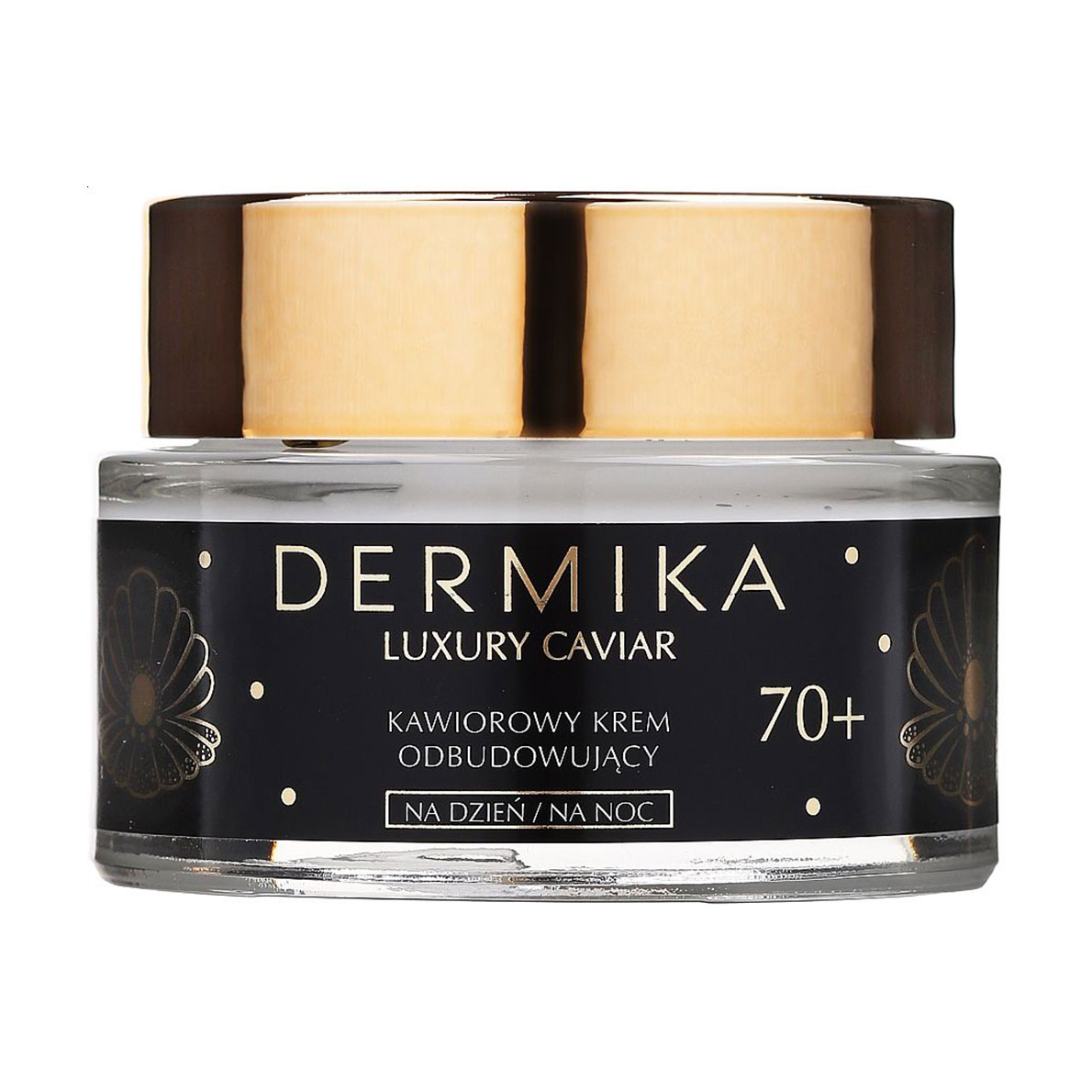 

Уцінка! Відновлювальний крем для обличчя Dermika Luxury Caviar Cream 70+ проти зморшок, 50 мл
