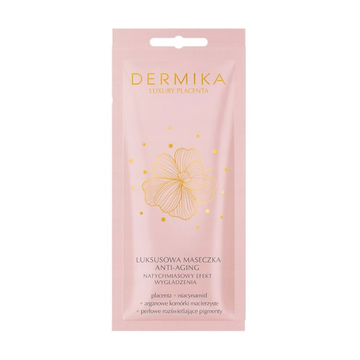 

Антивікова маска для обличчя Dermika Luxury Placenta з розгладжувальним ефектом, 10 мл