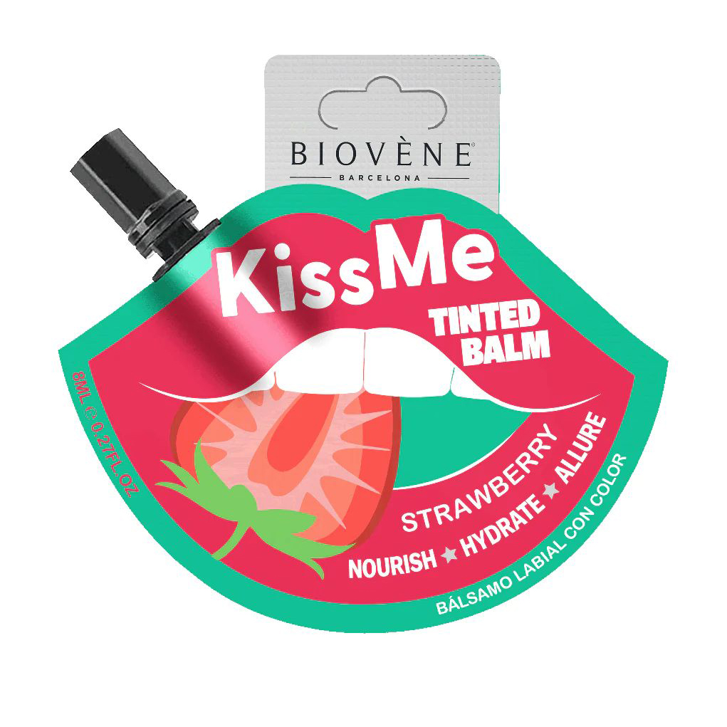 

Уцінка! Бальзам для губ Biovene Kiss Me Strawberry Tinted Lip Balm, 8 мл