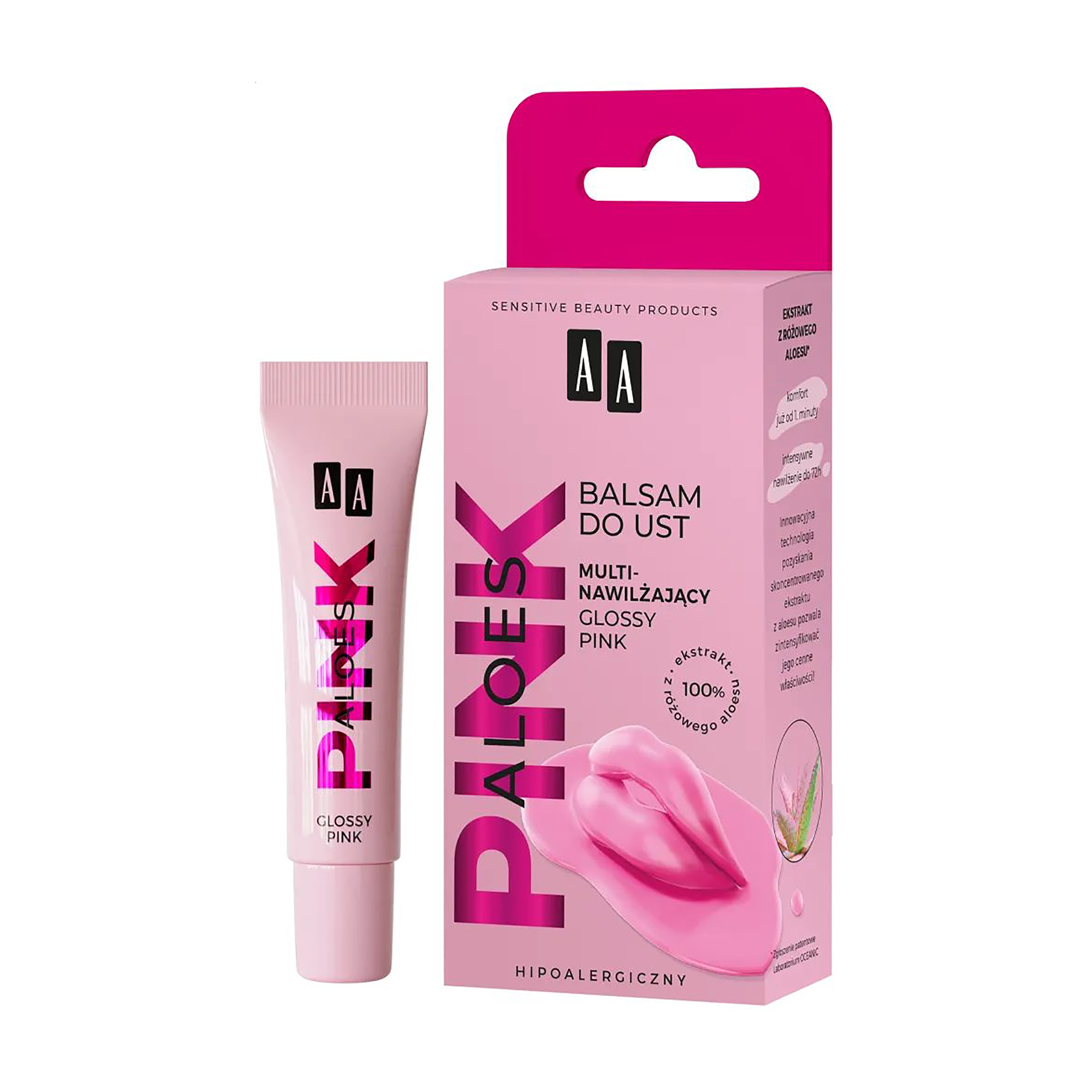 

Уцінка! Мультизволожувальний бальзам для губ AA Aloes Pink Multi-Moisturizing Lip Balm, 10 г