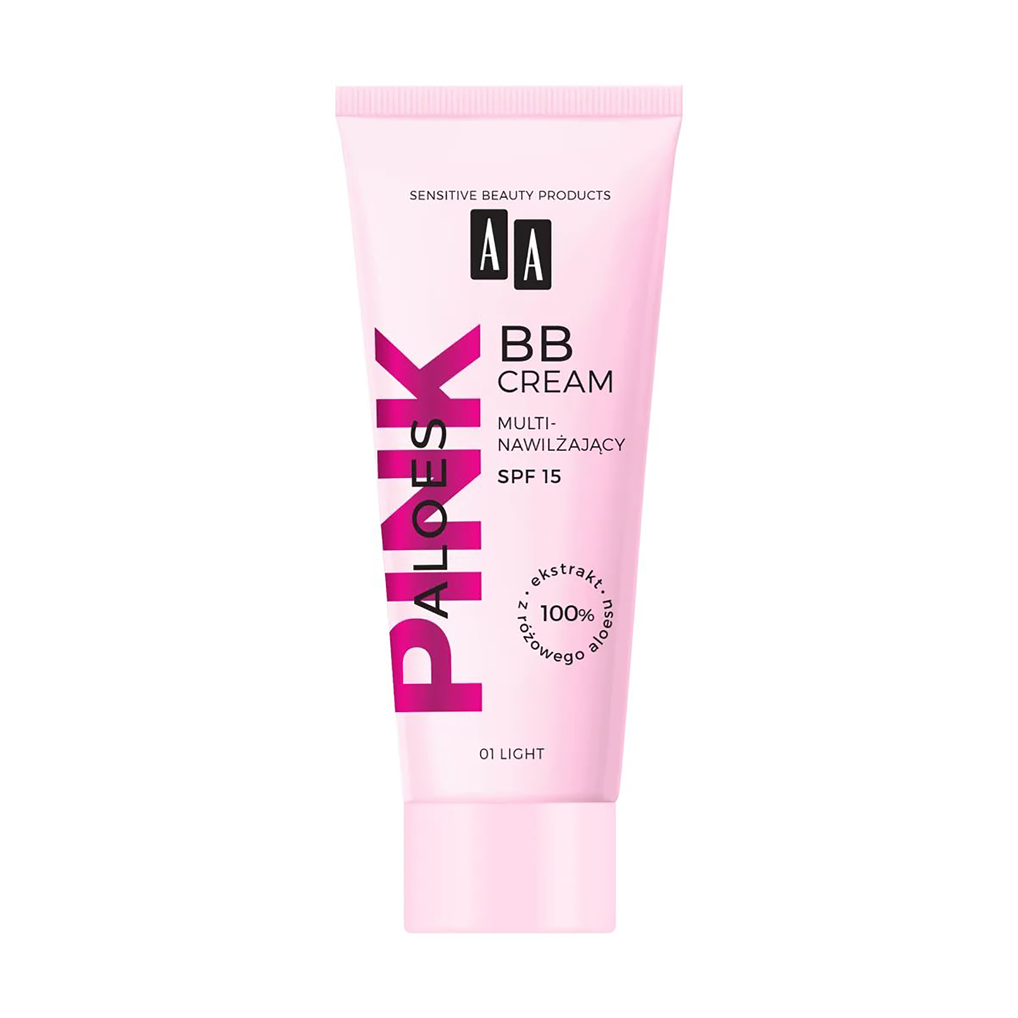 

Мультизволожувальний BB-крем для обличчя AA Aloes Pink BB Cream SPF15, 01 Light, 30 мл