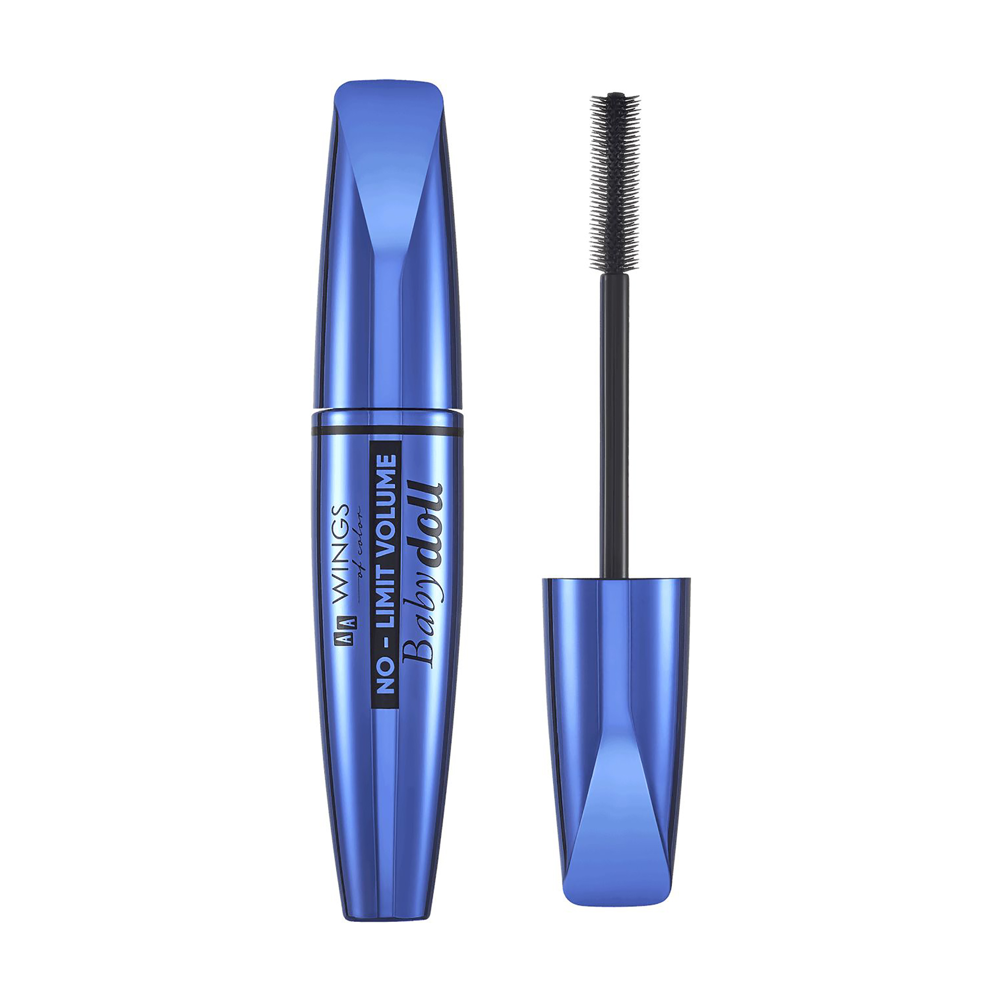 

Уцінка! Туш для вій AA Wings of Color No Limit Volume Baby Doll Mascara Ефект накладних вій, Black, 6 г