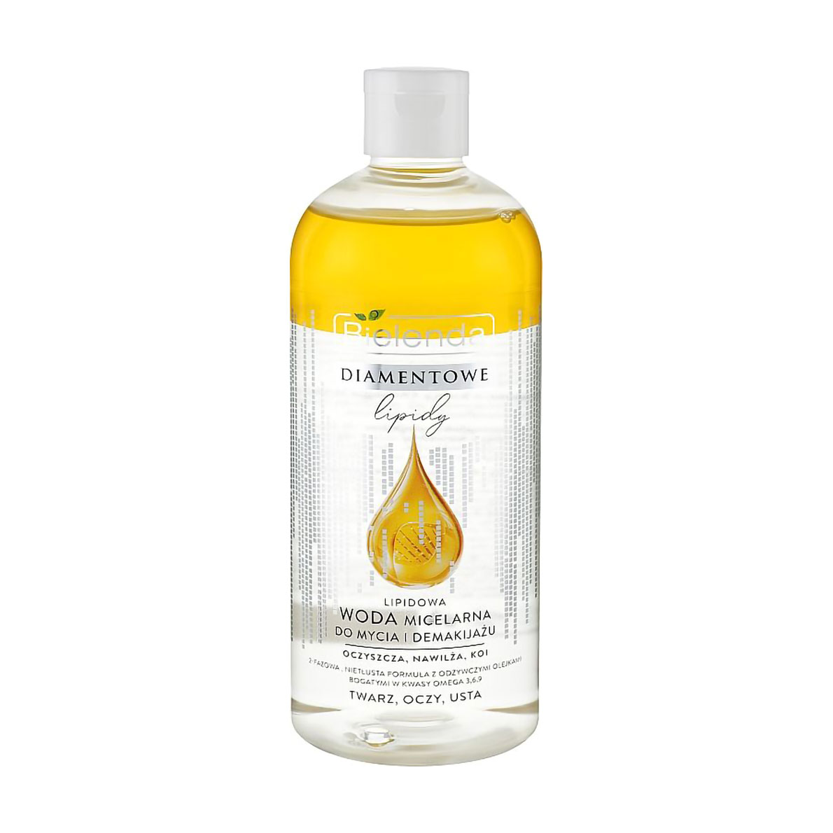 

Уцінка! Міцелярна вода Bielenda Diamond Lipids, 425 мл