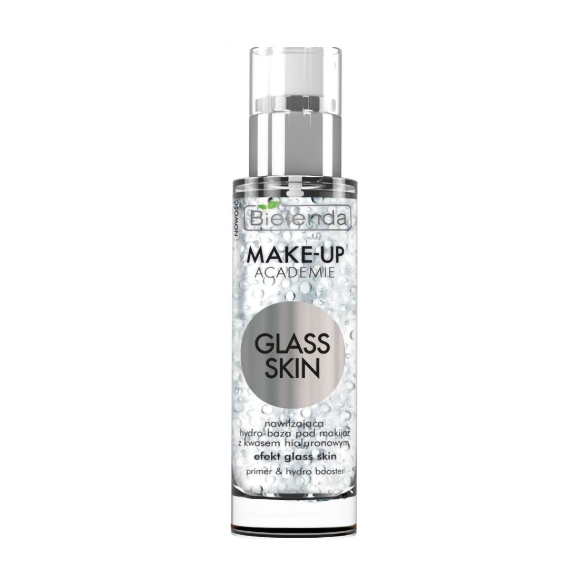 

Уцінка! Зволожувальна база під макіяж Bielenda Make-Up Academie Glass Skin з гіалуроновою кислотою, 30 мл
