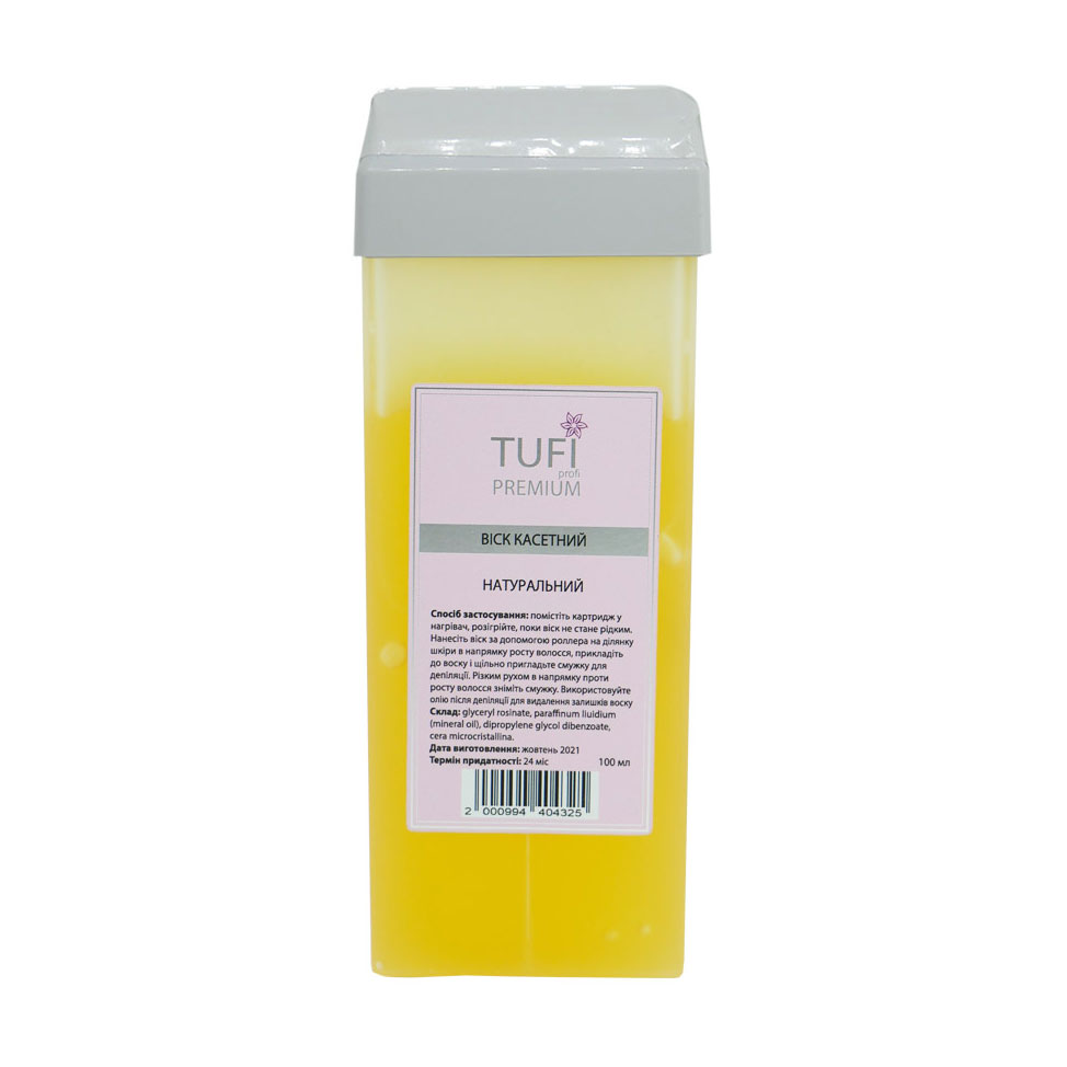 

Віск касетний Tufi Profi Premium Натуральний, 100 мл