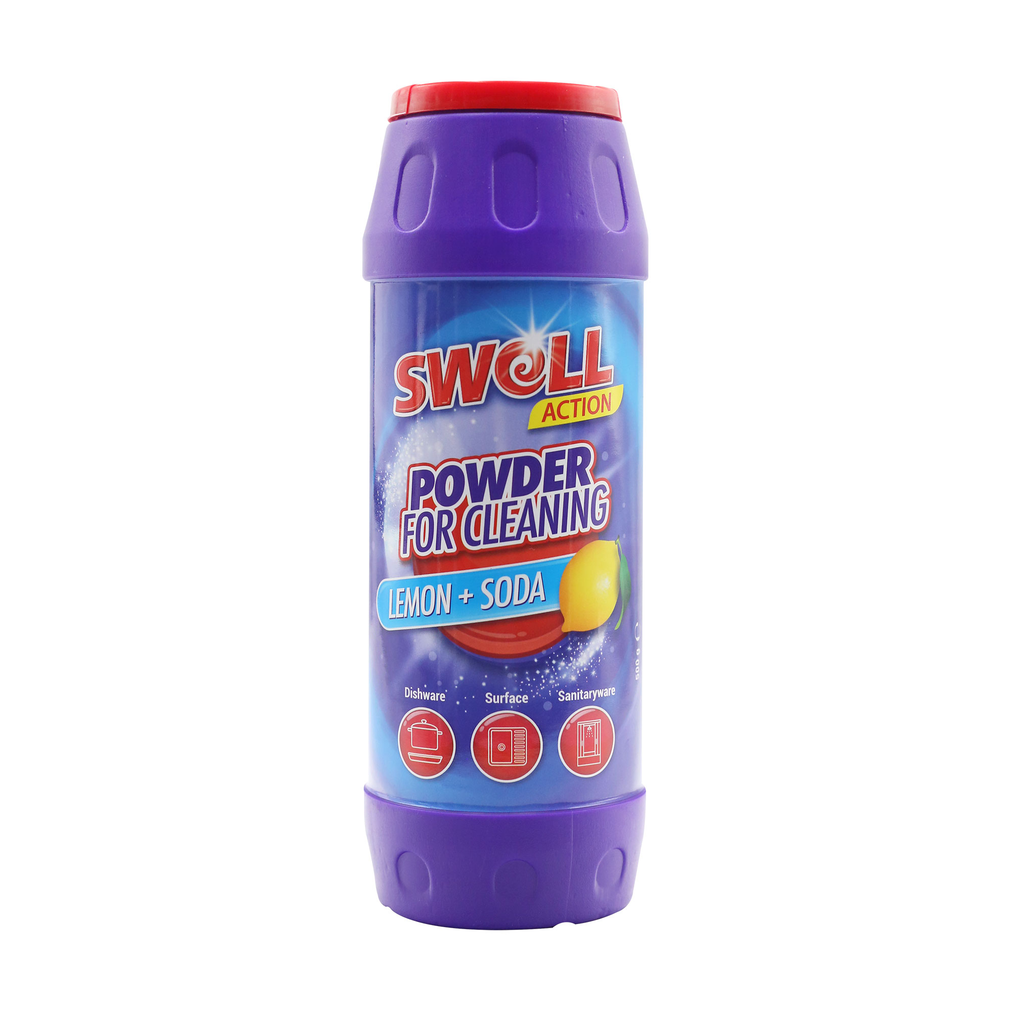 

Уцінка! Порошок для чищення Swell Lemon + Soda, 500 г