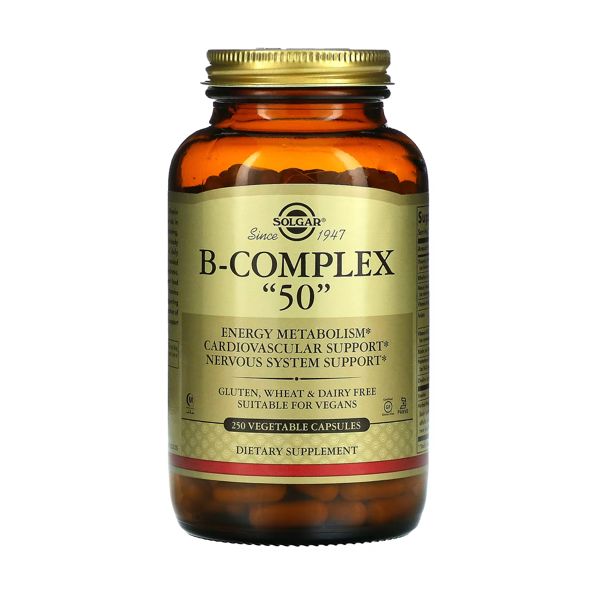 

Комплекс вітамінів B 50 Solgar B-Complex 50, 250 капсул