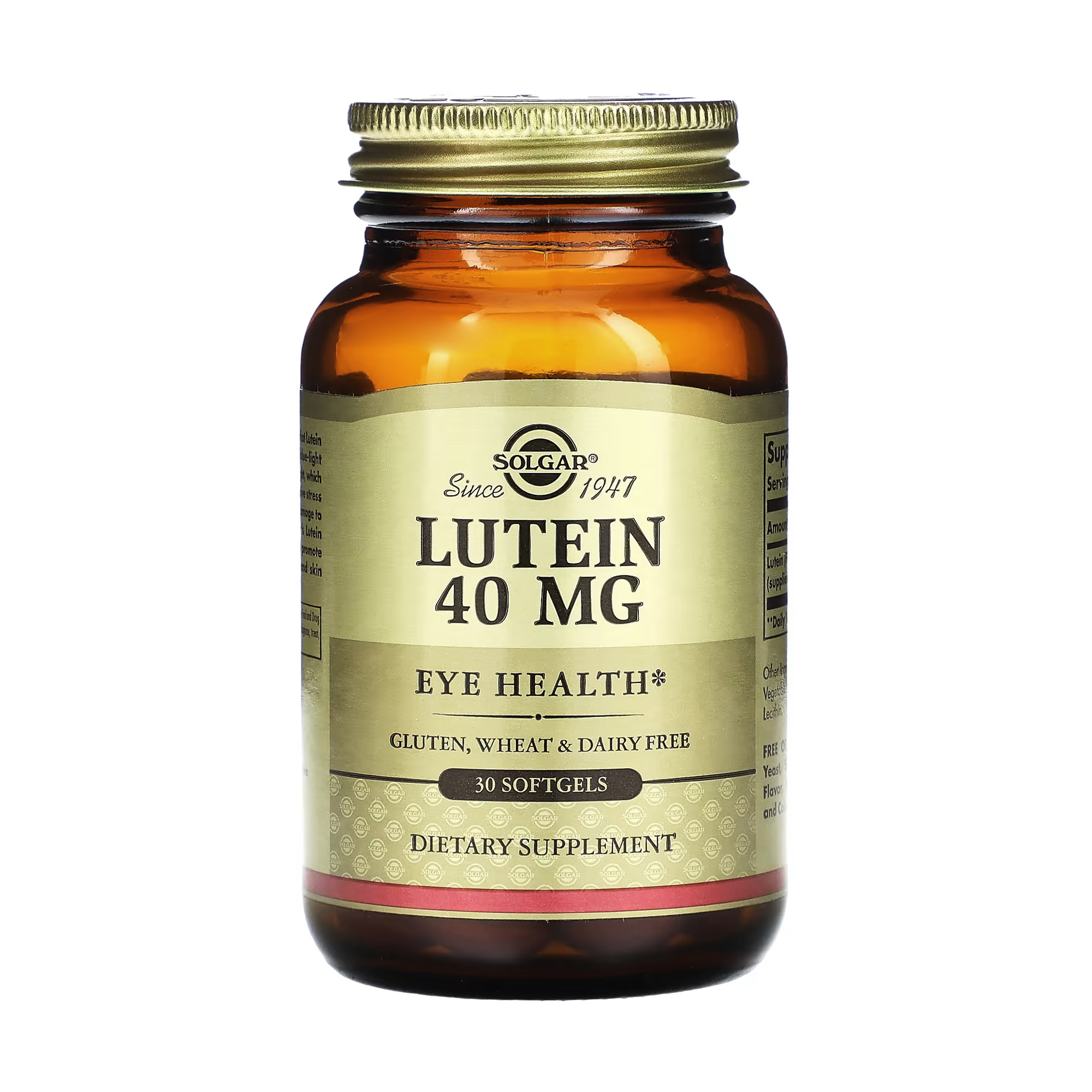 

Уцінка! Лютеїн Solgar Lutein 40 мг, 30 капсул