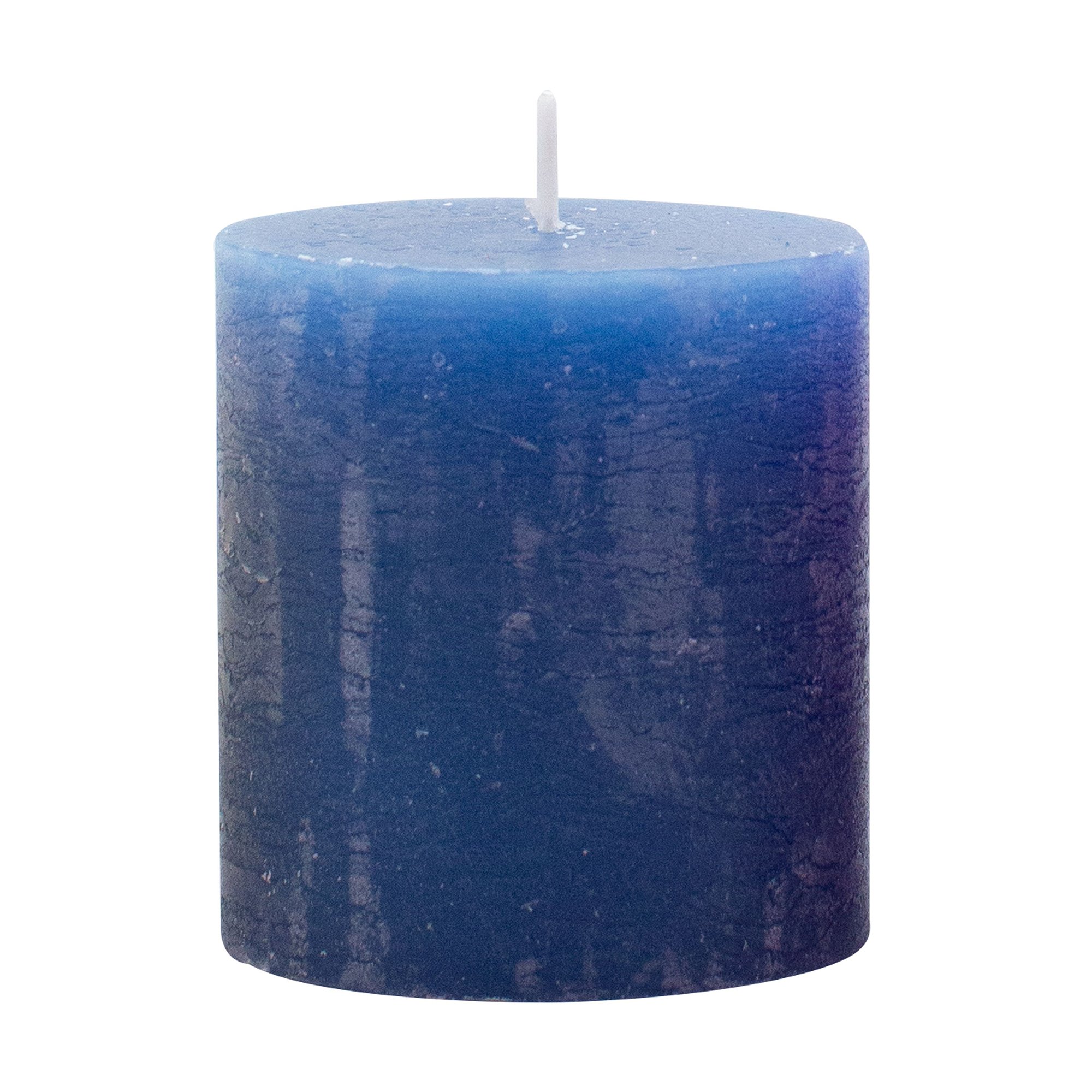 

Циліндрична свічка Candlesense Decor Rustic Синя, діаметр 7 см, висота 7.5 см