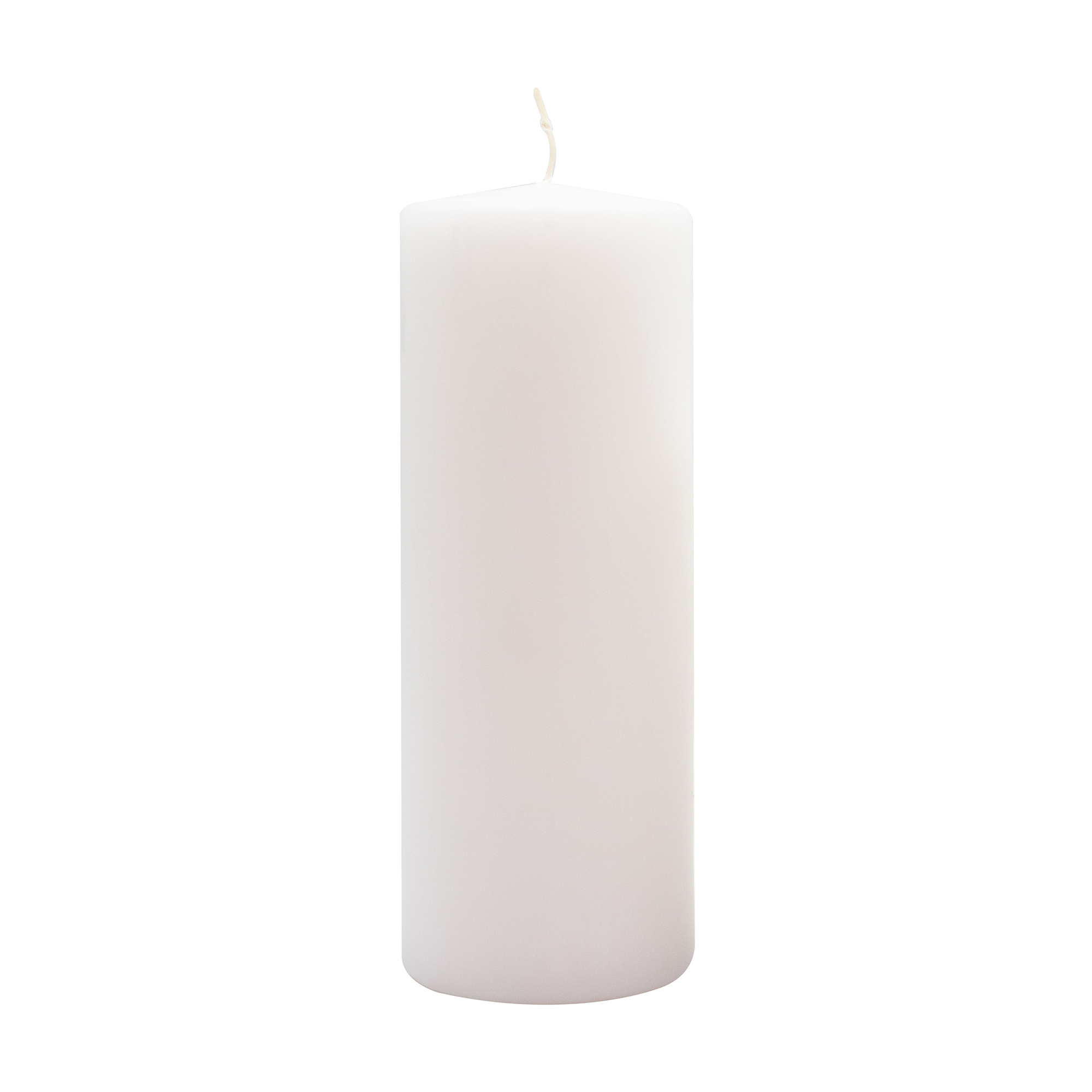 

Циліндрична свічка Candlesense Decor Біла, діаметр 7 см, висота 19 см
