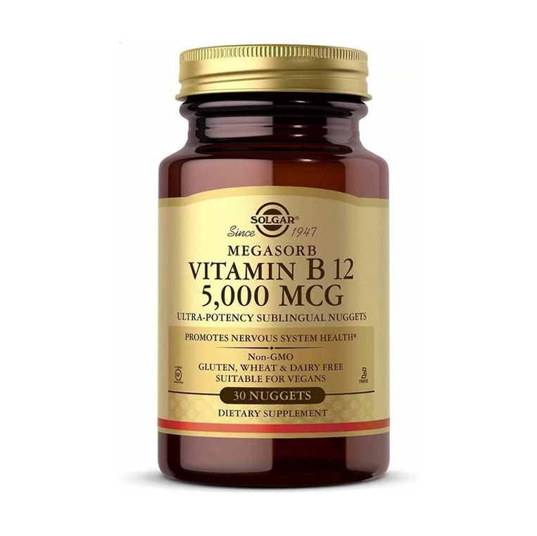 

Вітамін B12 Solgar Vitamin B12, 5000 мкг, 30 таблеток
