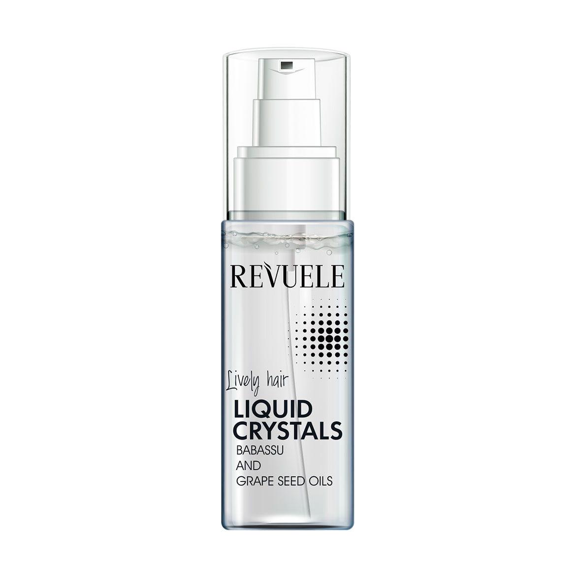 

Рідкі кристали для волосся Revuele Lively Hair Liquid Crystals з олією бабасу та виноградних кісточок, 50 мл