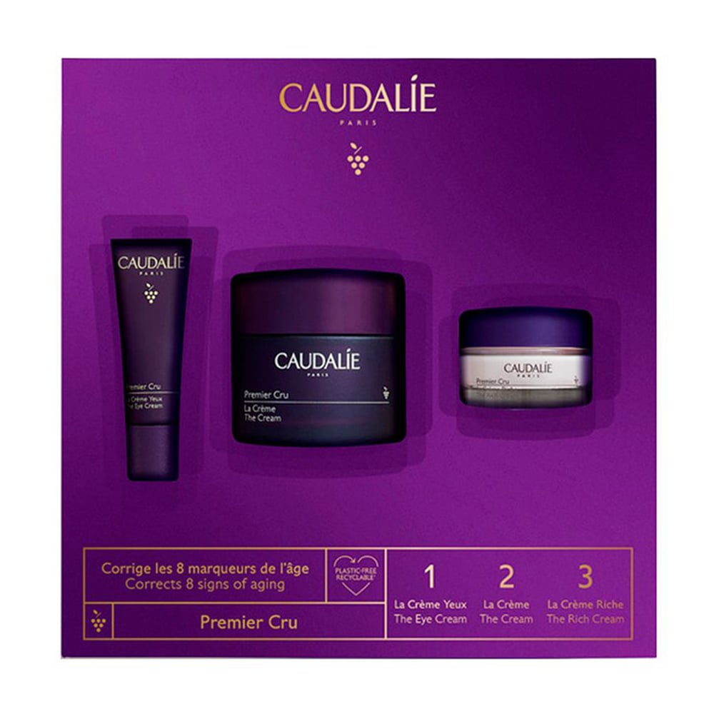 

Набір для обличчя Caudalie Premier Cru (крем для обличчя, 50 мл + крем для обличчя, 15 мл + крем для шкіри навколо очей, 5 мл)