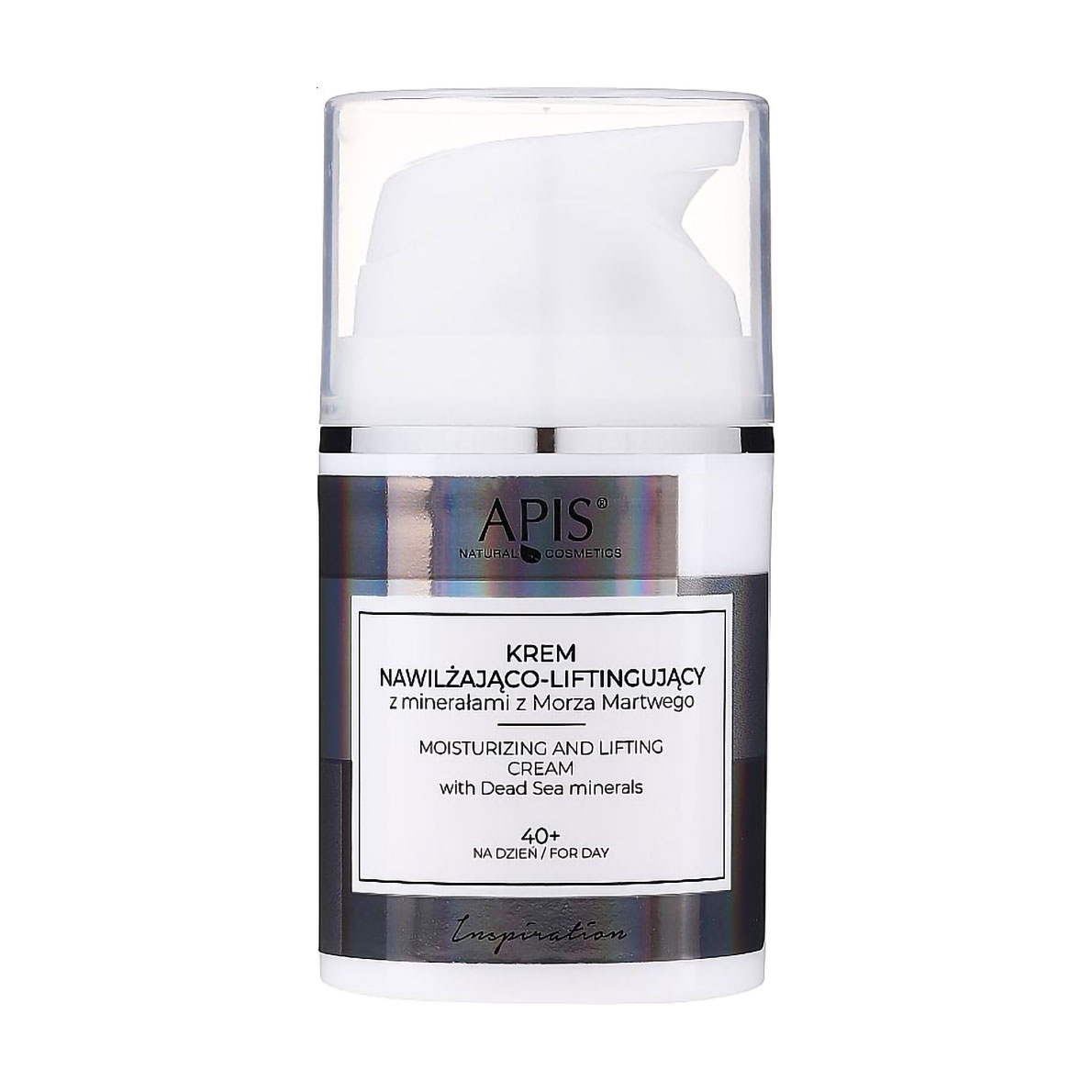 

Денний зволожувальний крем-ліфтинг для обличчя Apis Natural Cosmetics Inspiration Cream з мінералами Мертвого моря, 40+, 50 мл