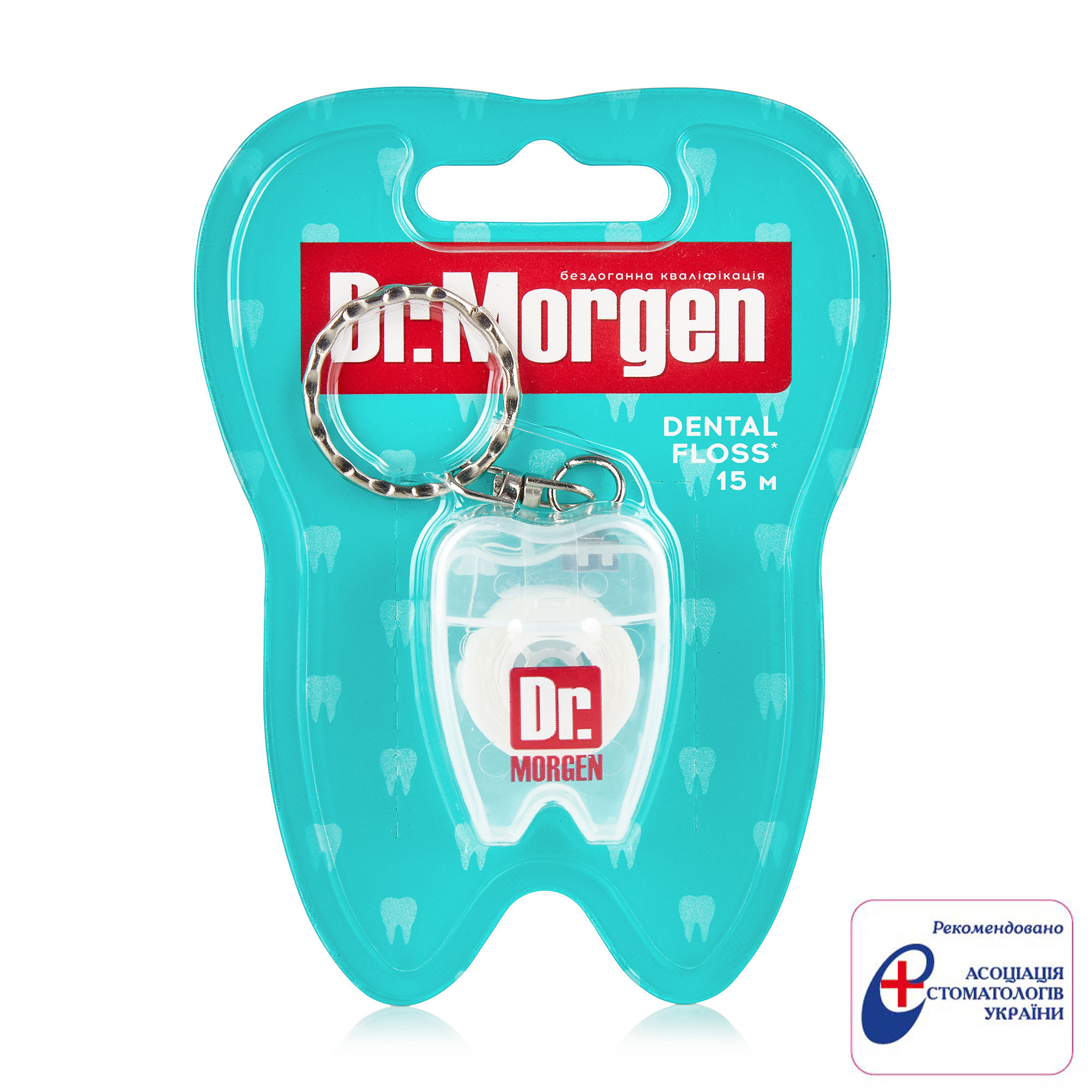 

Зубна нитка Dr. Morgen Dental Floss Mini для щоденного догляду, білий, 15 м