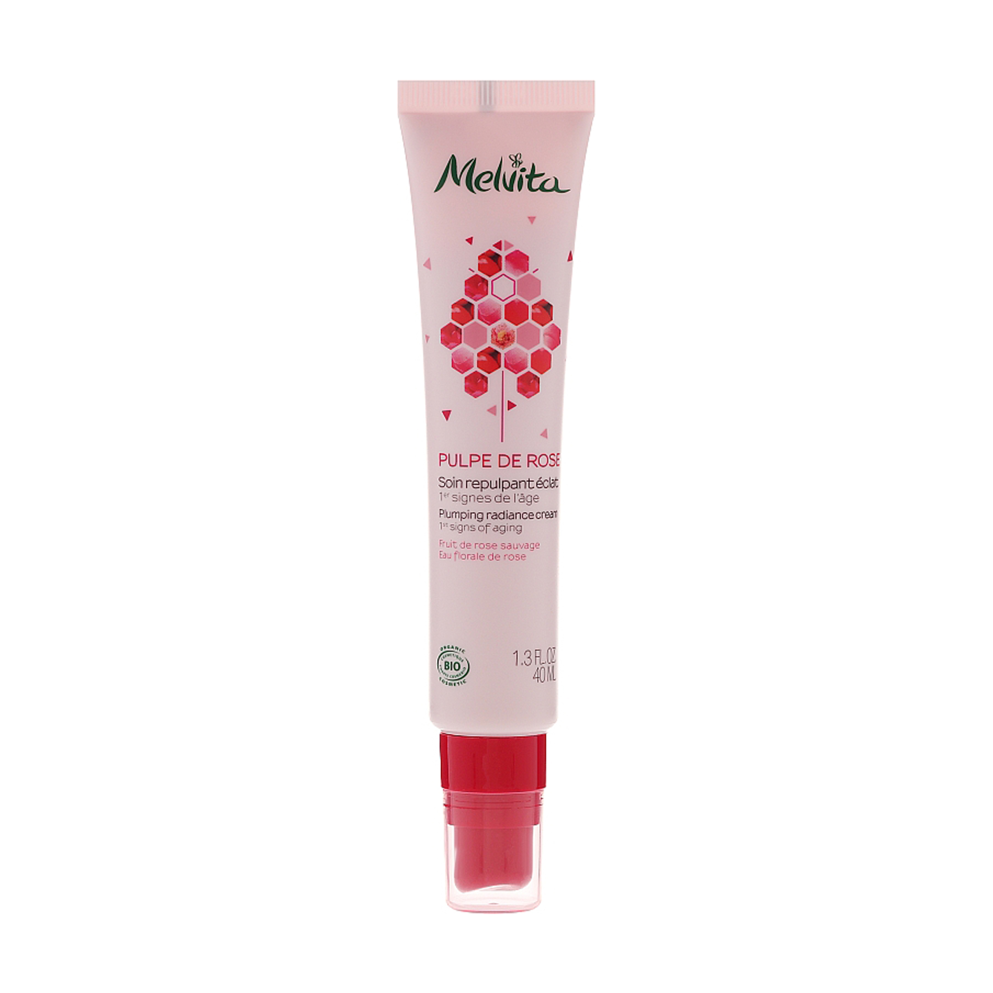 

Уцінка! Крем для обличчя Melvita Pulpe De Rose Plumping Radiance Cream, 40 мл