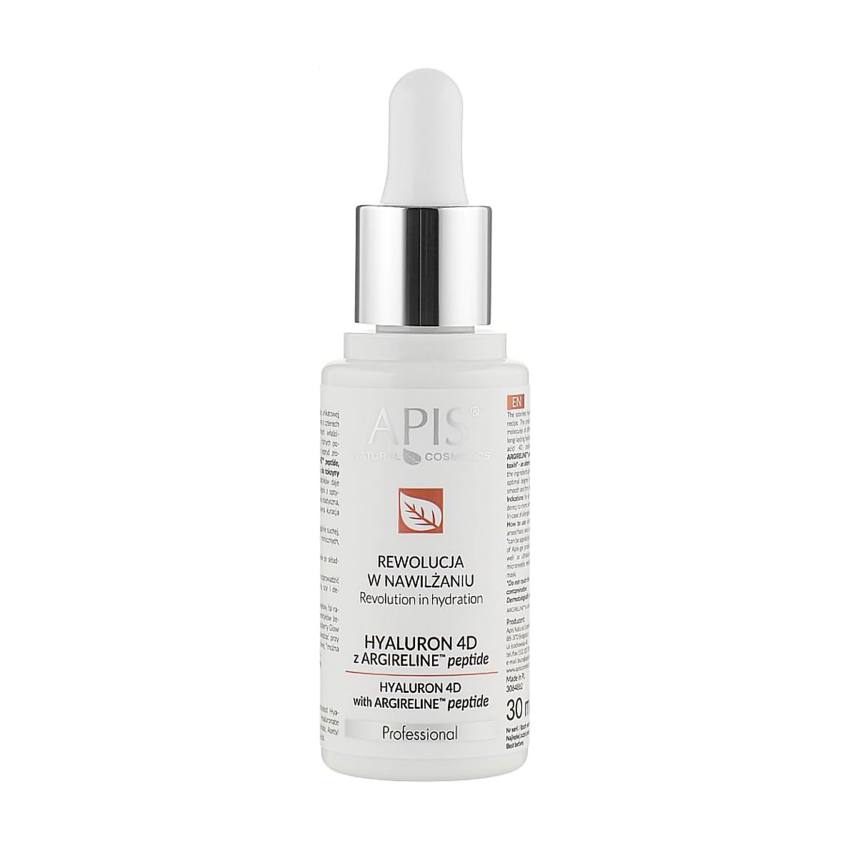 

Уцінка! Сироватка для обличчя Apis Natural Cosmetics з гіалуроновою кислотою і пептидом, 30 мл