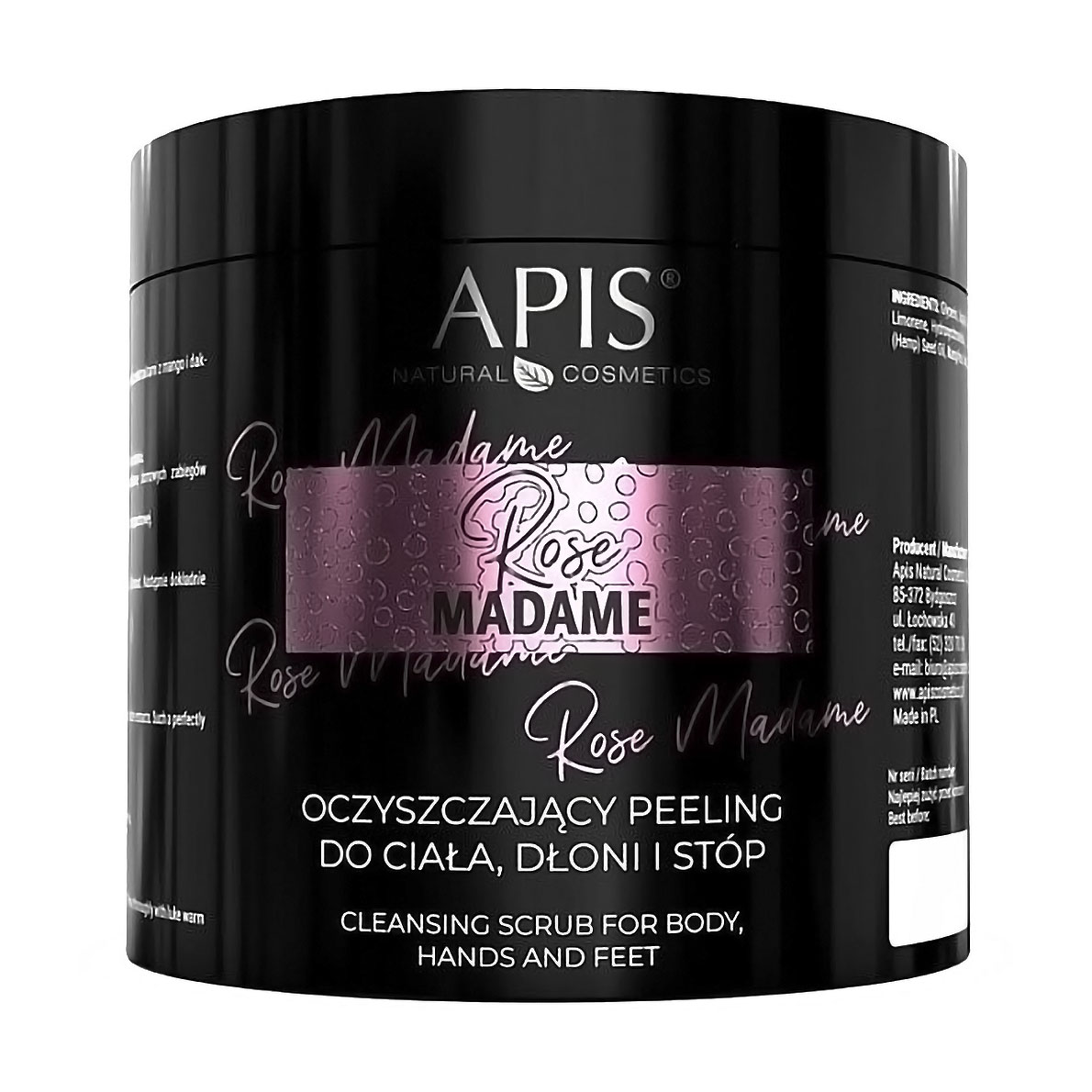 

Уцінка! Очищувальний скраб для тіла, ніг та рук Apis Natural Cosmetics Rose Madame Cleansing Scrub For The Body, Feet And Hands, 700 г
