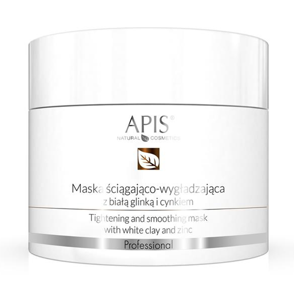 

Розгладжувальна маска для обличчя Apis Natural Cosmetics Tightening Smoothing Mask з білою глиною, 200 мл