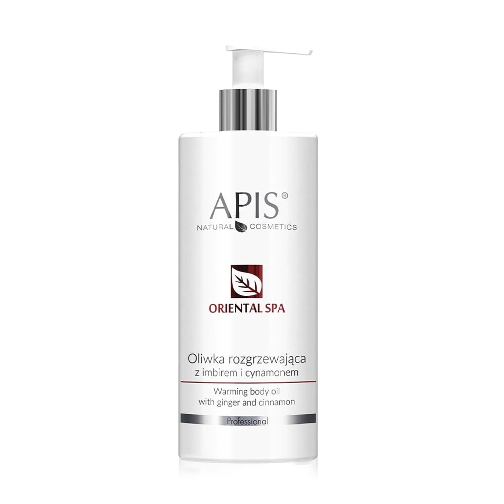 

Уцінка! Зігрівальна оливкова олія для тіла Apis Natural Cosmetics Oriental Spa Warming Body Oil з імбиром та корицею, 500 мл