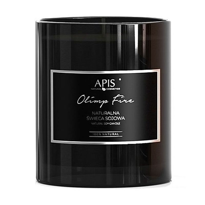 Акція на Натуральна соєва свічка Apis Natural Cosmetics Olimp Fire Natural Soy Candle, 220 г від Eva