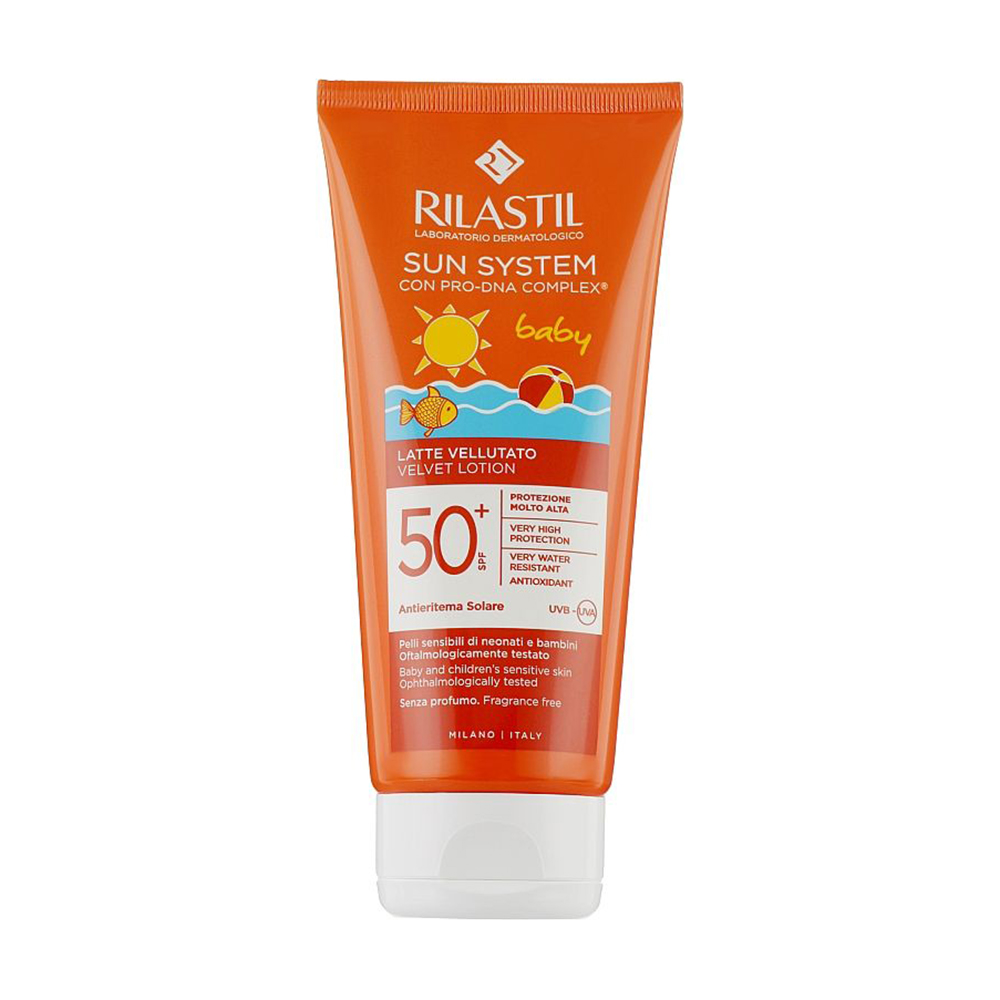 

Уцінка! Дитячий лосьйон для тіла Rilastil Sun System Baby Velvet Lotion SPF 50+, 200 мл