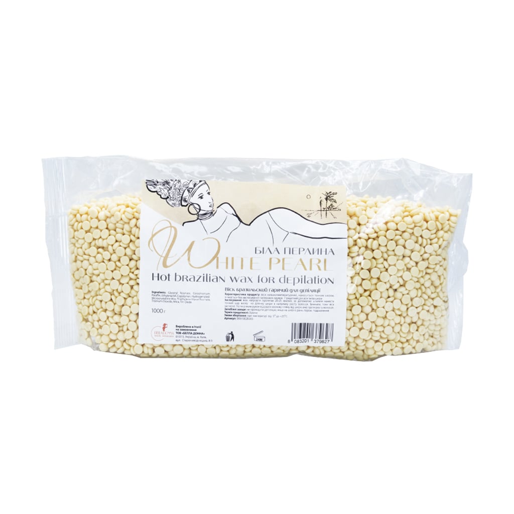

Гарячий бразильский віск для депіляції Bella Donna Hot Brazilian Wax Біла перлина у гранулах, 1 кг