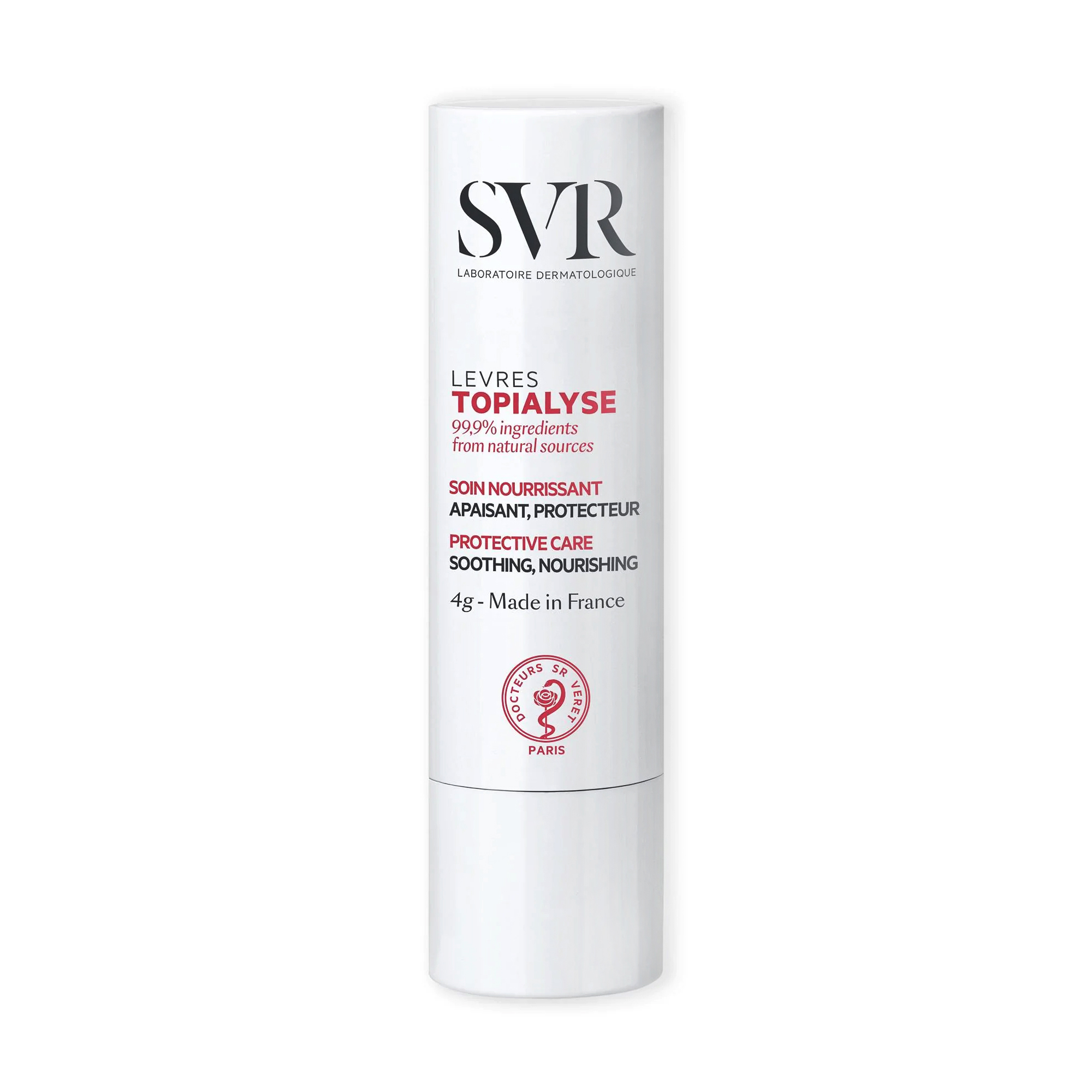 

Бальзам для губ SVR Topialyse Levres Soothing Nourishing Protective Care, 4 г