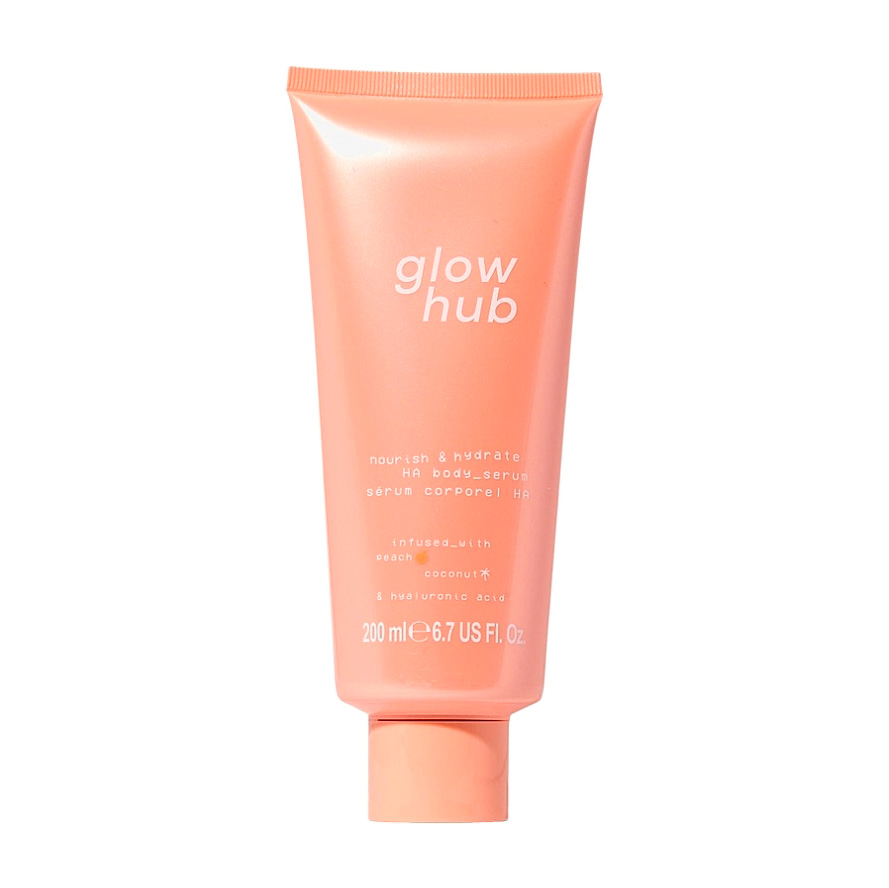

Уцінка! Живильна та зволожувальна сироватка для тіла Glow Hub Nourish & Hydrate HA Body Serum, 200 мл