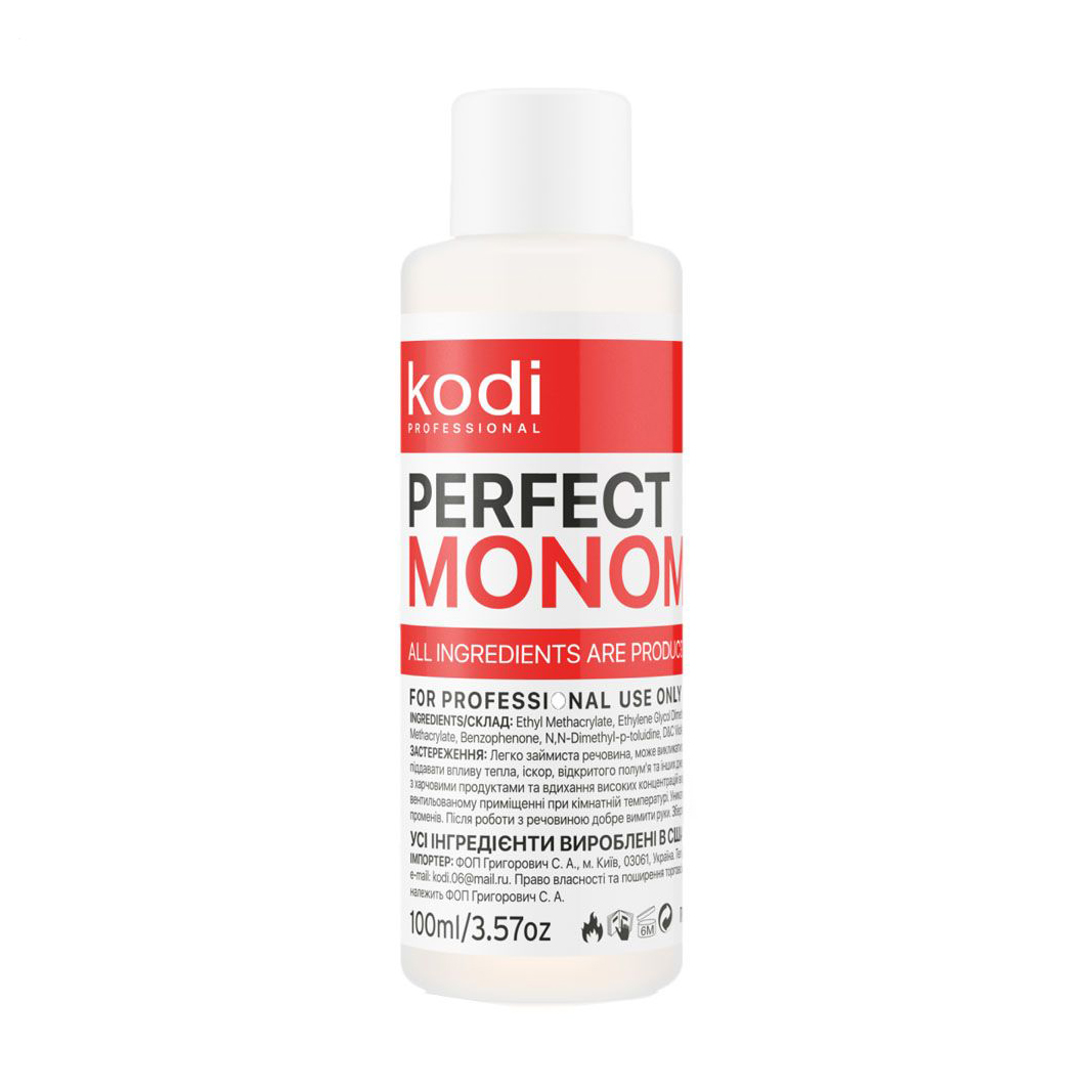 

Мономер Kodi Professional Perfect Monomer Clear Прозорий, 100 мл