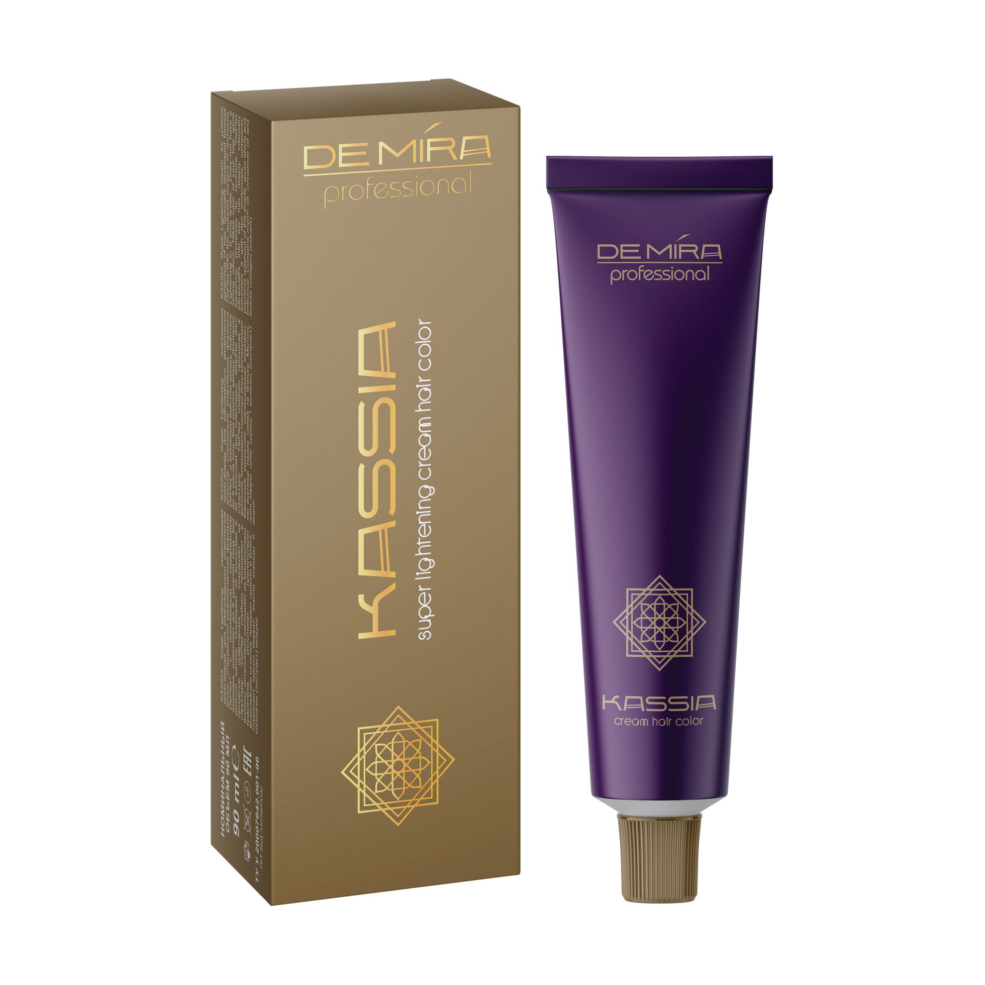 

Уцінка! Стійка освітлювальна крем-фарба для волосся DeMira Professional Kassia Super Lightening Cream Hair Color, SL/71, 90 мл