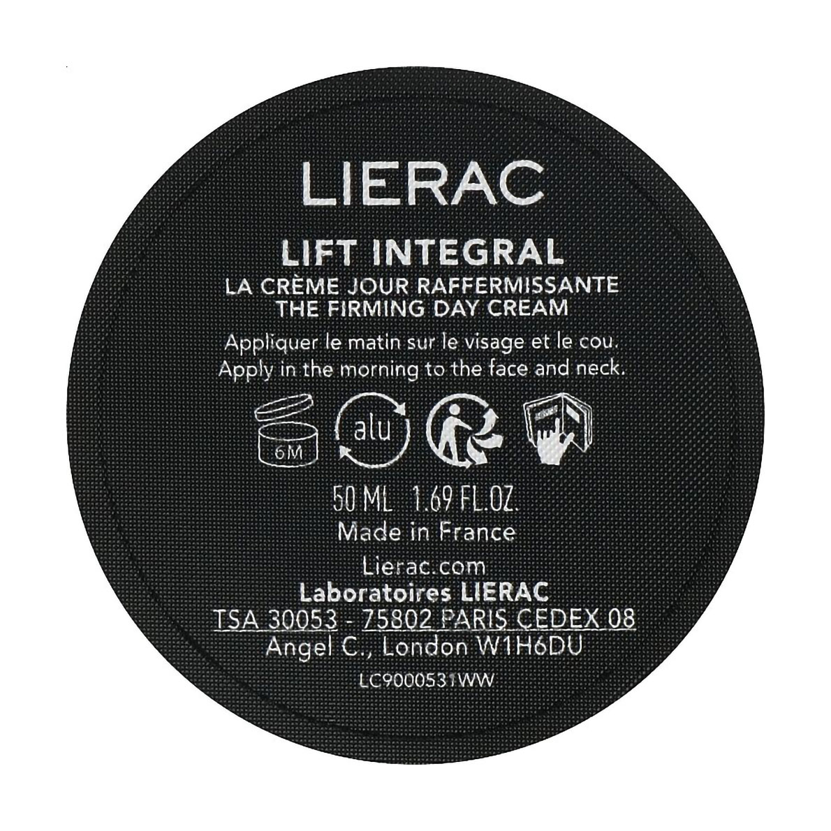 

Зміцнювальний денний крем для обличчя Lierac Lift Integral The Firming Day Cream Refill, 50 мл (змінний блок)