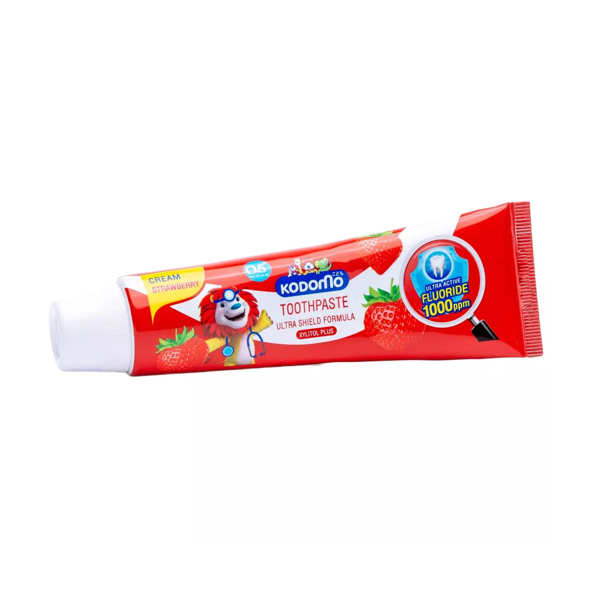 

Дитяча зубна крем-паста Kodomo Ultra Shield Formula Полуниця, 65 г