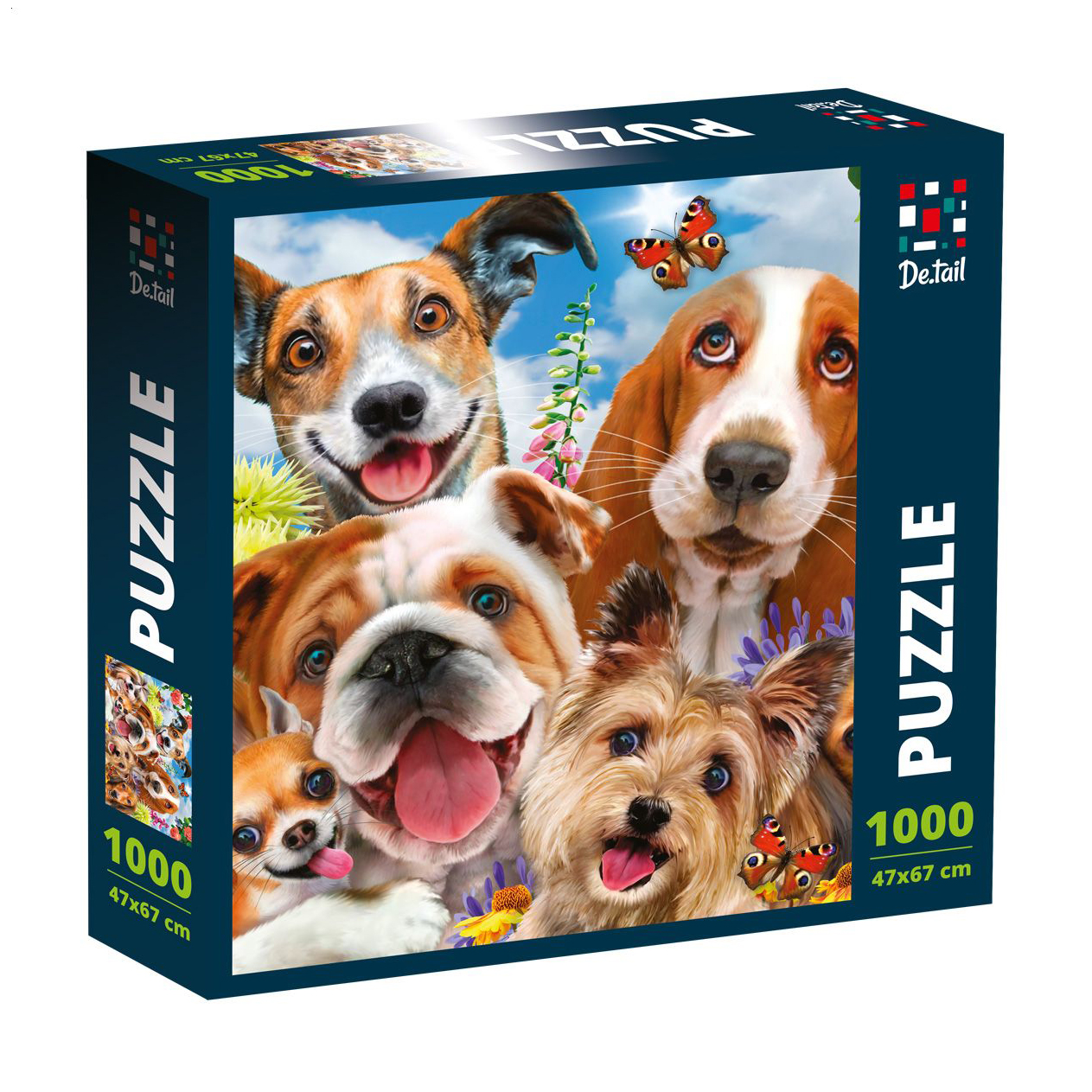 

Пазли De.tail Собаче селфі, 1000 елементів, від 8 років (DT1000-04)