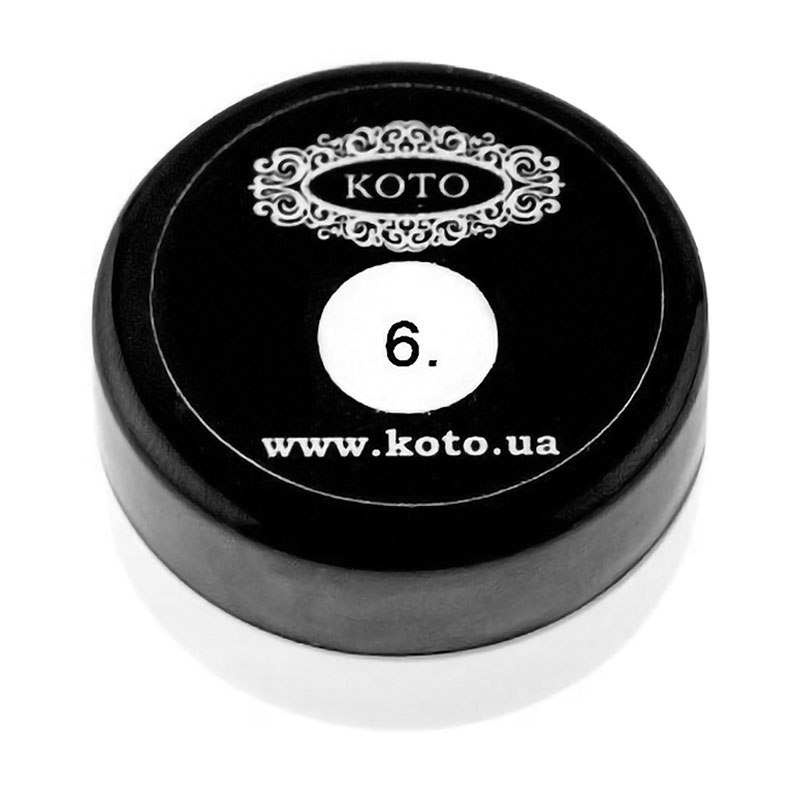 

Уцінка! Гель-фарба для нігтів KOTO 6 Червона, 5 мл