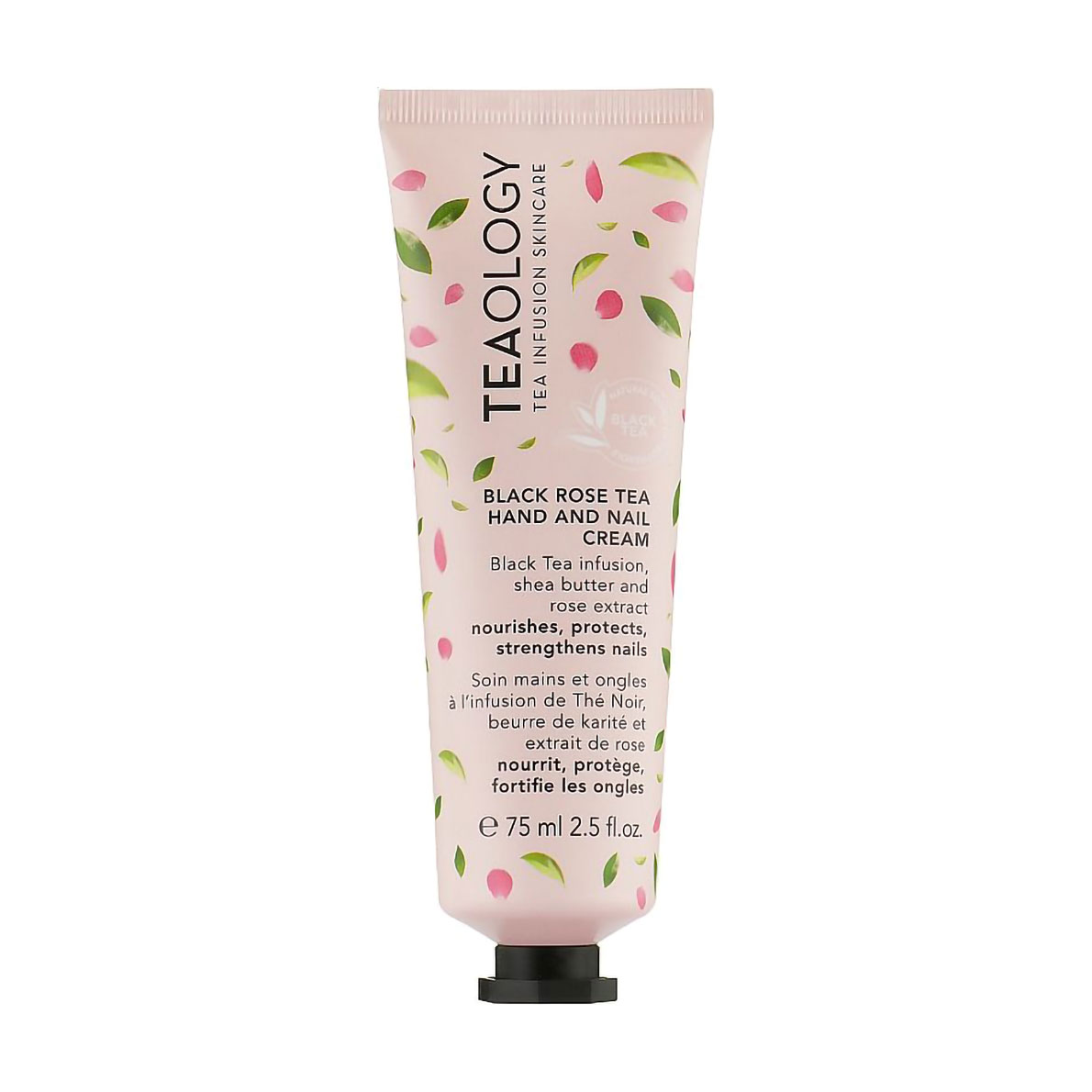 Уцінка! Крем для рук та нігтів Teaology Black Rose Tea Hand And Nail Cream, 75 мл
