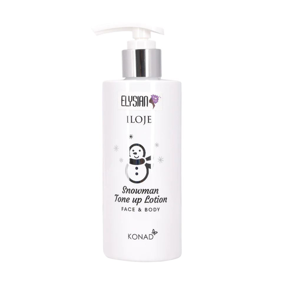 

Уцінка! Лосьйон для обличчя та тіла Konad Iloje Snowman Tone Up Lotion Face & Body, 250 г
