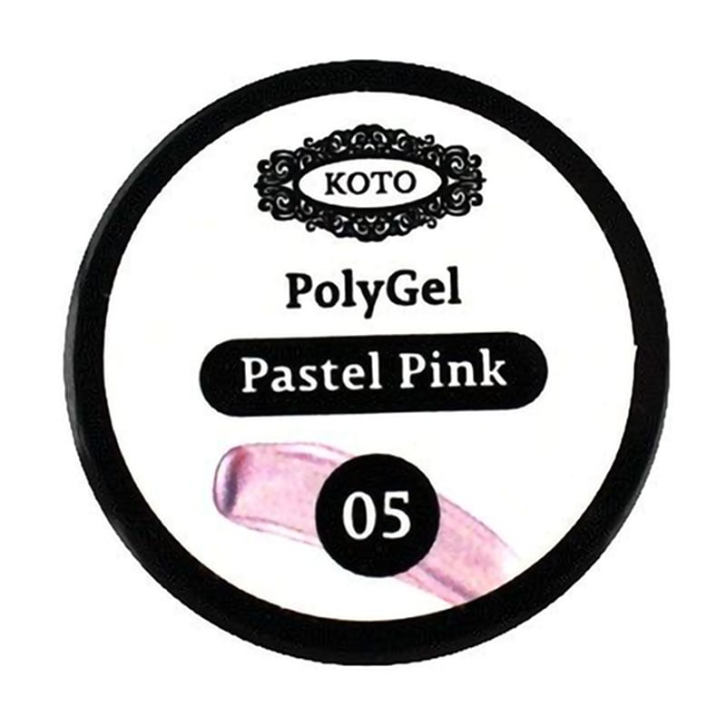 

Полігель для нарощування нігтів KOTO PolyGel 05 Pastel Pink, 5 мл