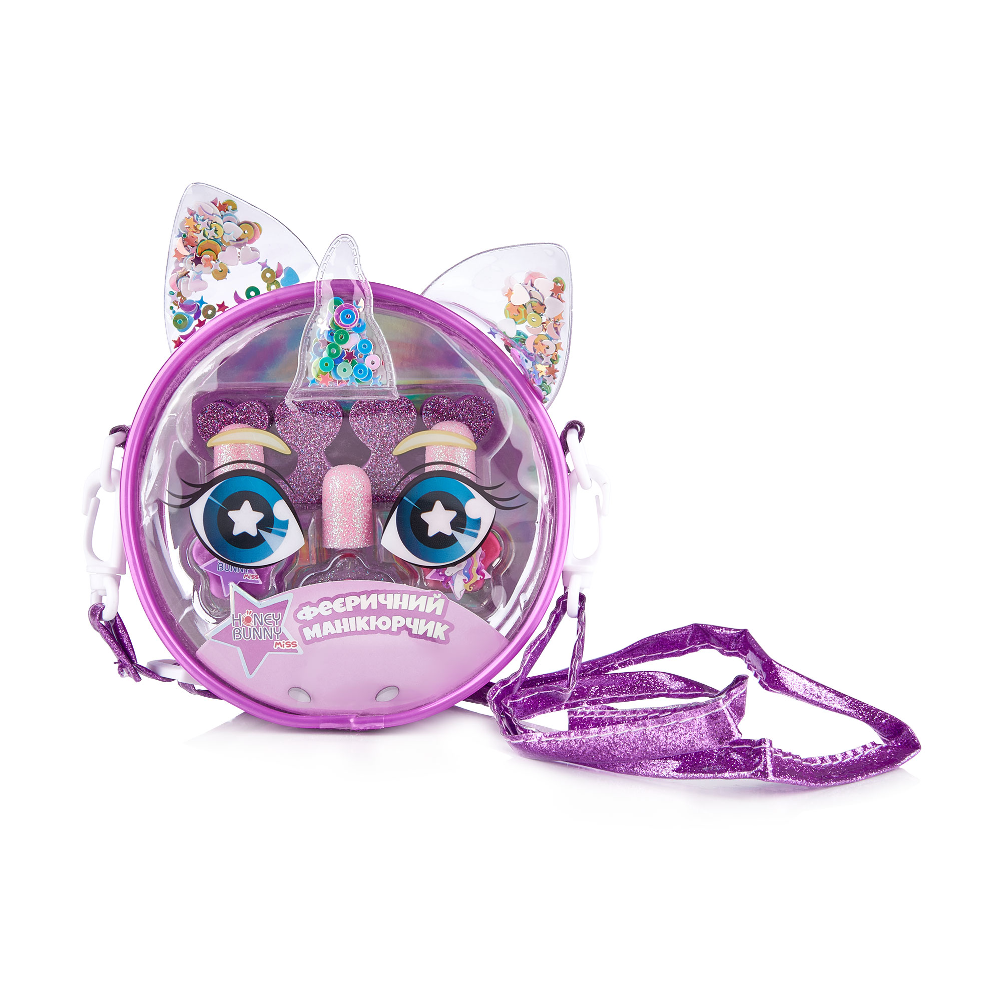 

Набір для дівчат Honey Bunny Miss Феєричний манікюрчик (лак для нігтів, 3 шт + роздільник для пальців)