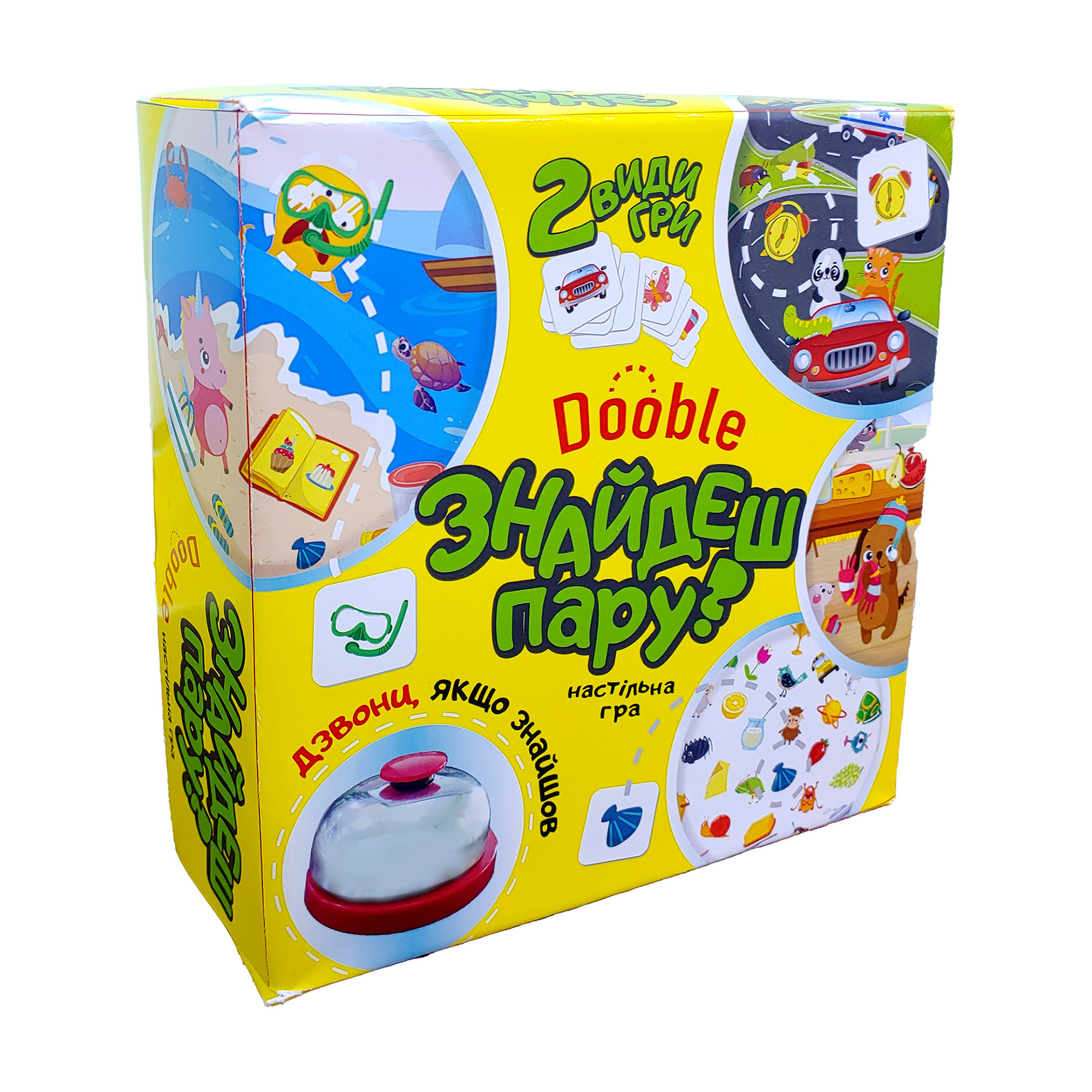 

Карткова гра Strateg Знайдеш пару, українською мовою, від 4 років (30221)