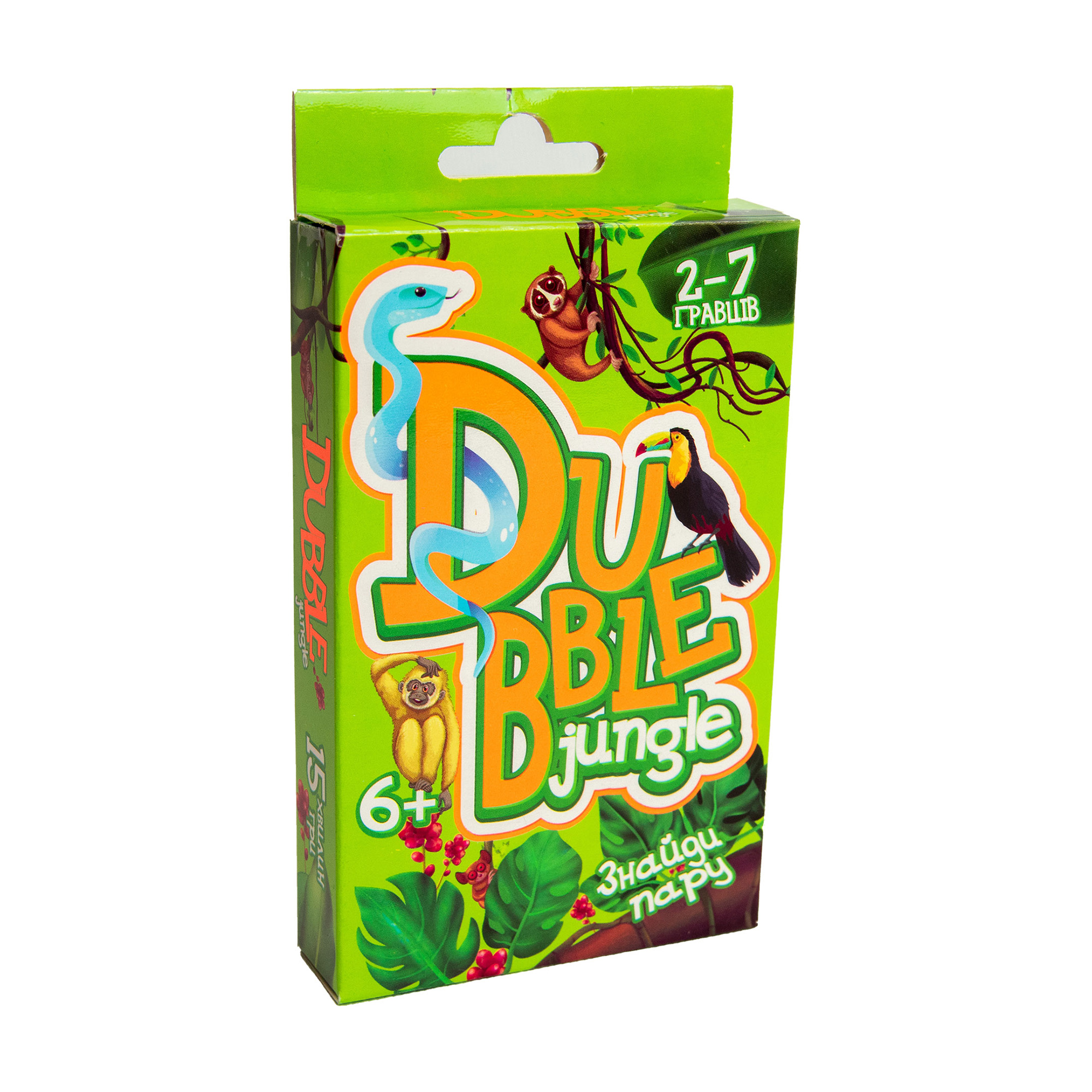 

Настільна гра Strateg Dubble Jungle, українською мовою, від 6 років (30344)
