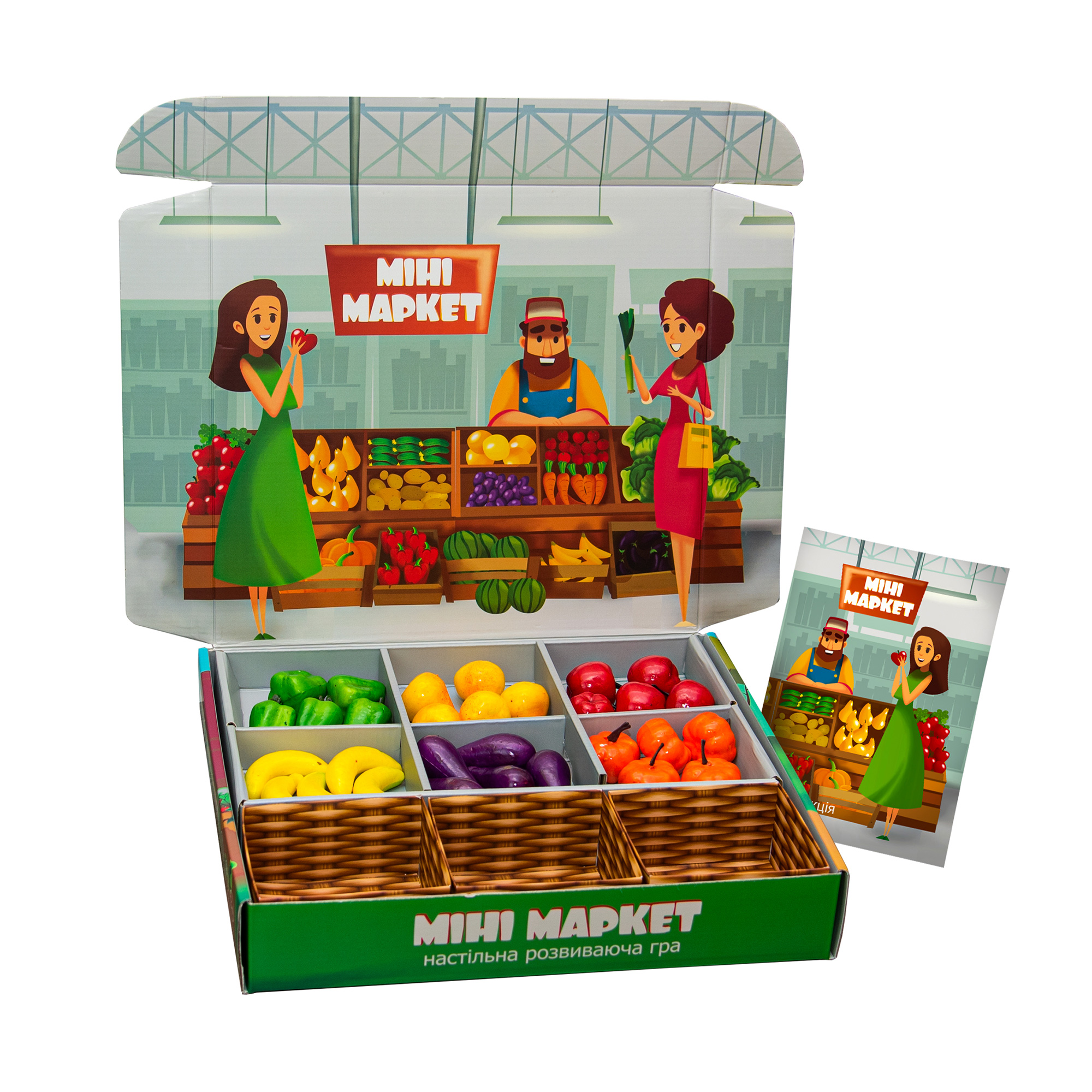 

Настільна гра Strateg Міні маркет, українською мовою, від 3 років (30915)