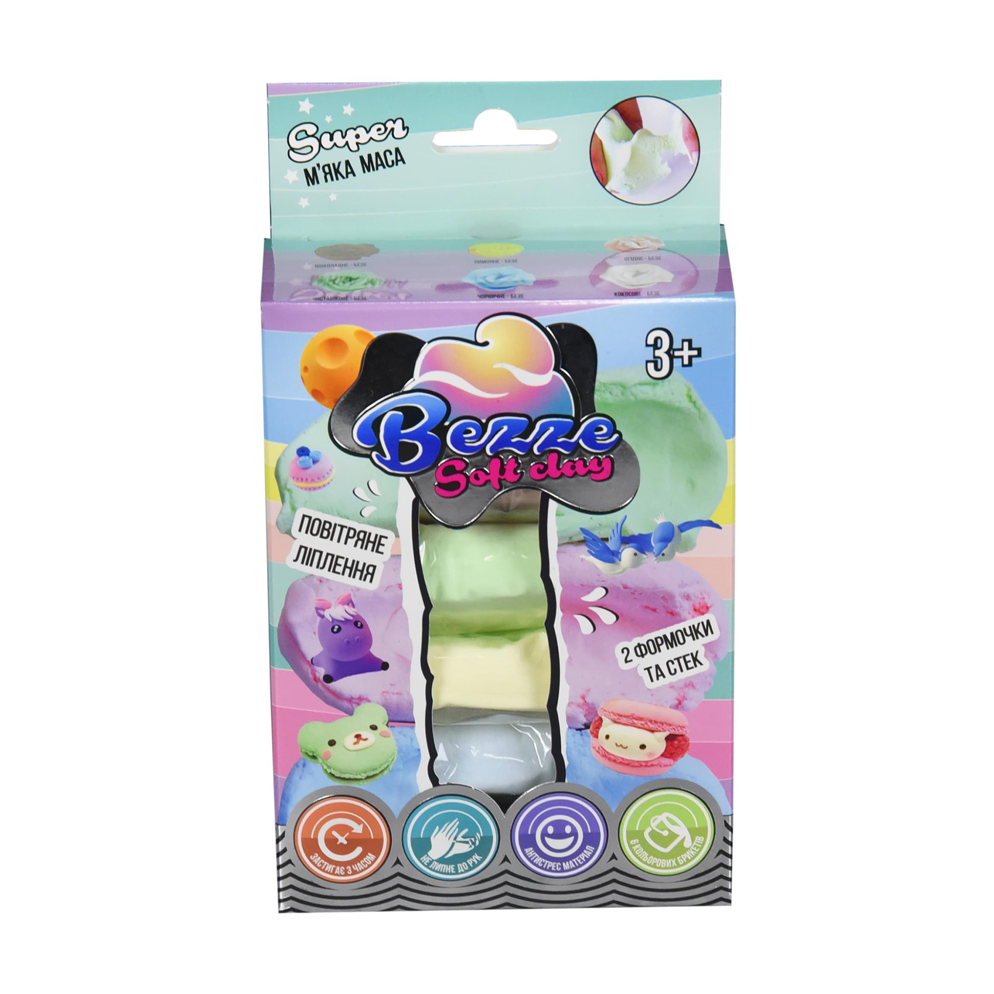 

Набір для творчості Strateg Маса Bezze, 14 елементів, від 3 років (71861)