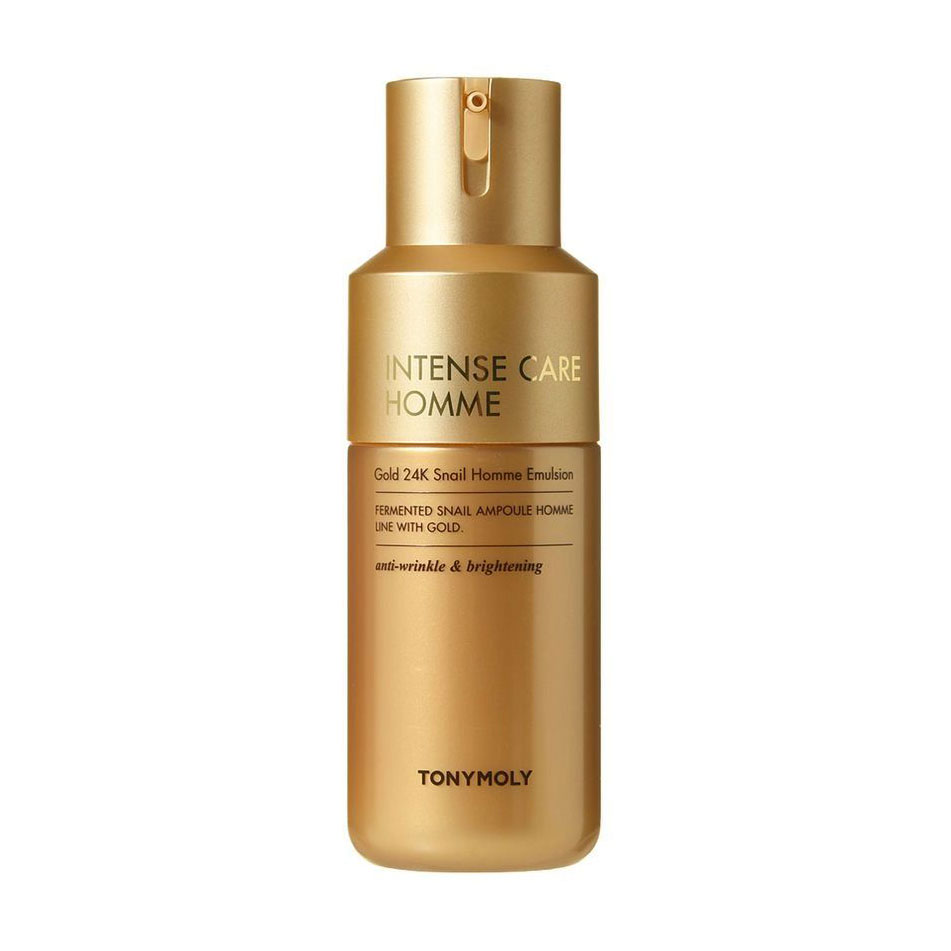 

Уцінка! Чоловіча емульсія для обличчя Tony Moly Intense Care Gold 24K Snail Homme Emulsion, 150 мл