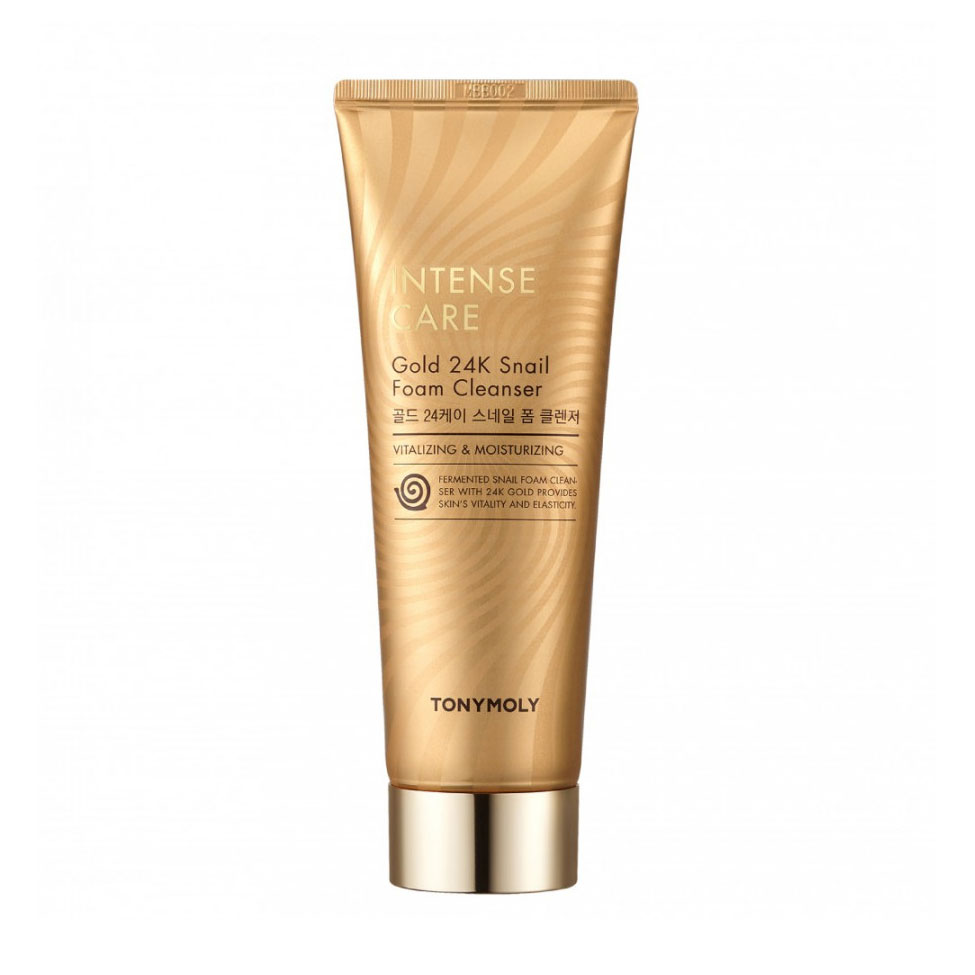 

Уцінка! Пінка для вмивання Tony Moly Intense Care Gold 24K Snail Foam Cleanser, 150 мл